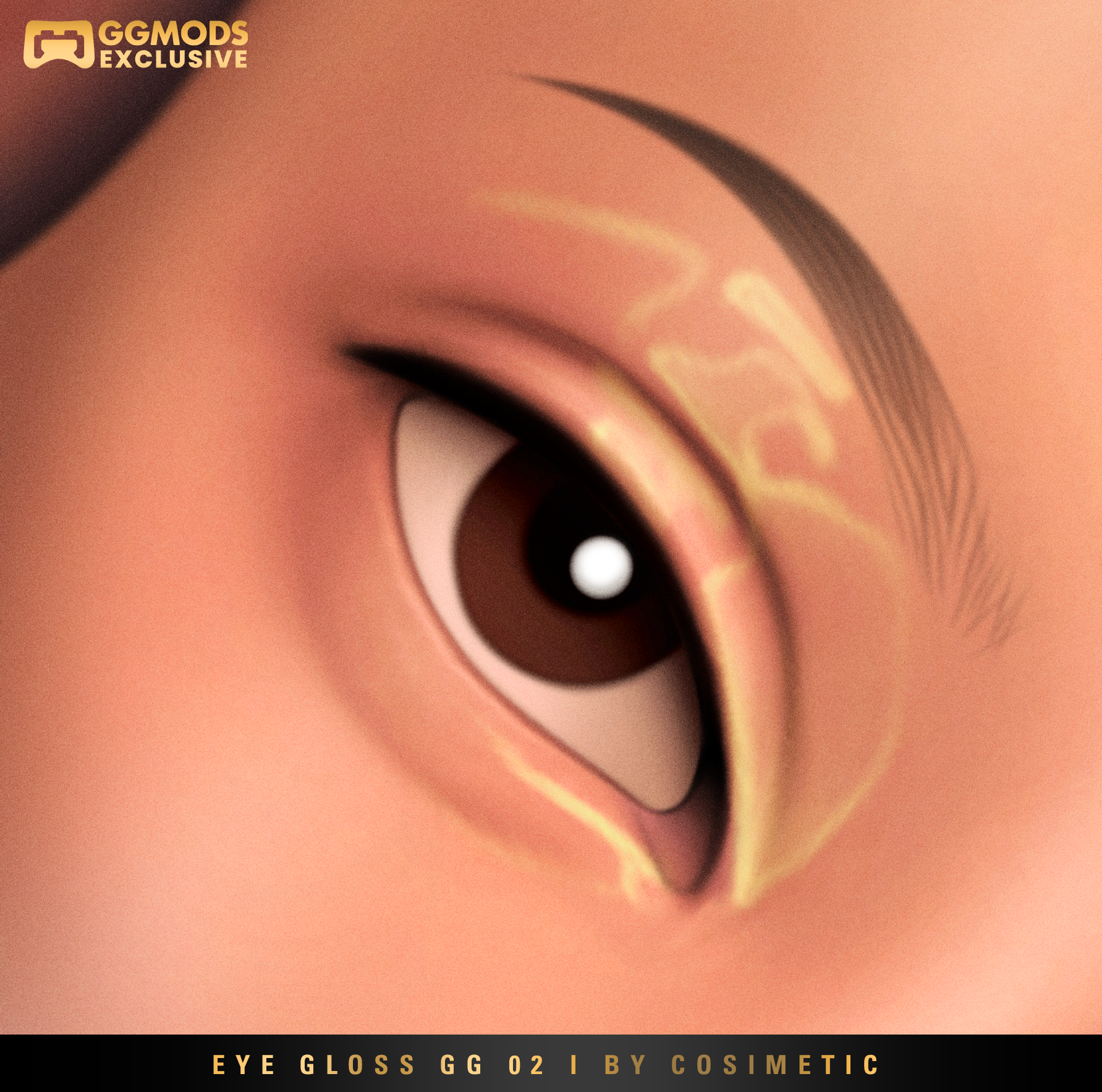 Gloss Veil Eye Gloss GG 02 mod for The Sims 4 