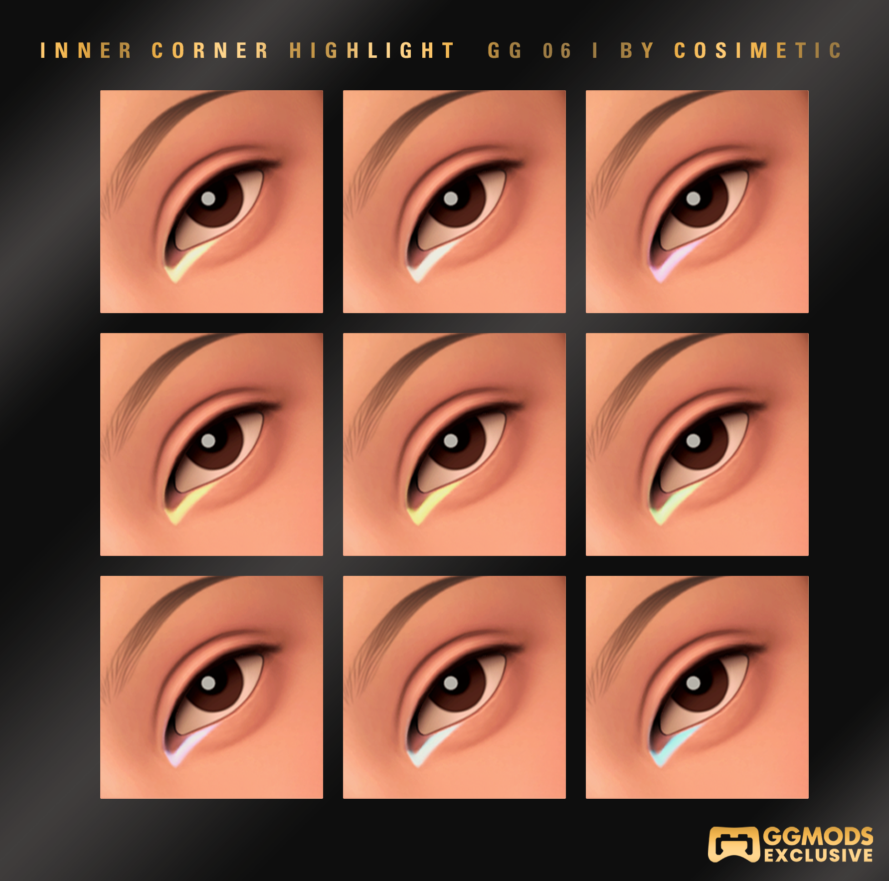 Inner Beam Highlight GG 06 mod for The Sims 4 