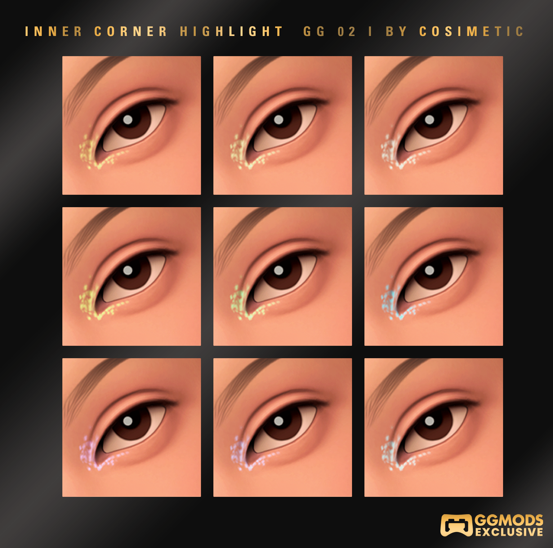 Inner Silk Glow Highlight GG 02 mod for The Sims 4 