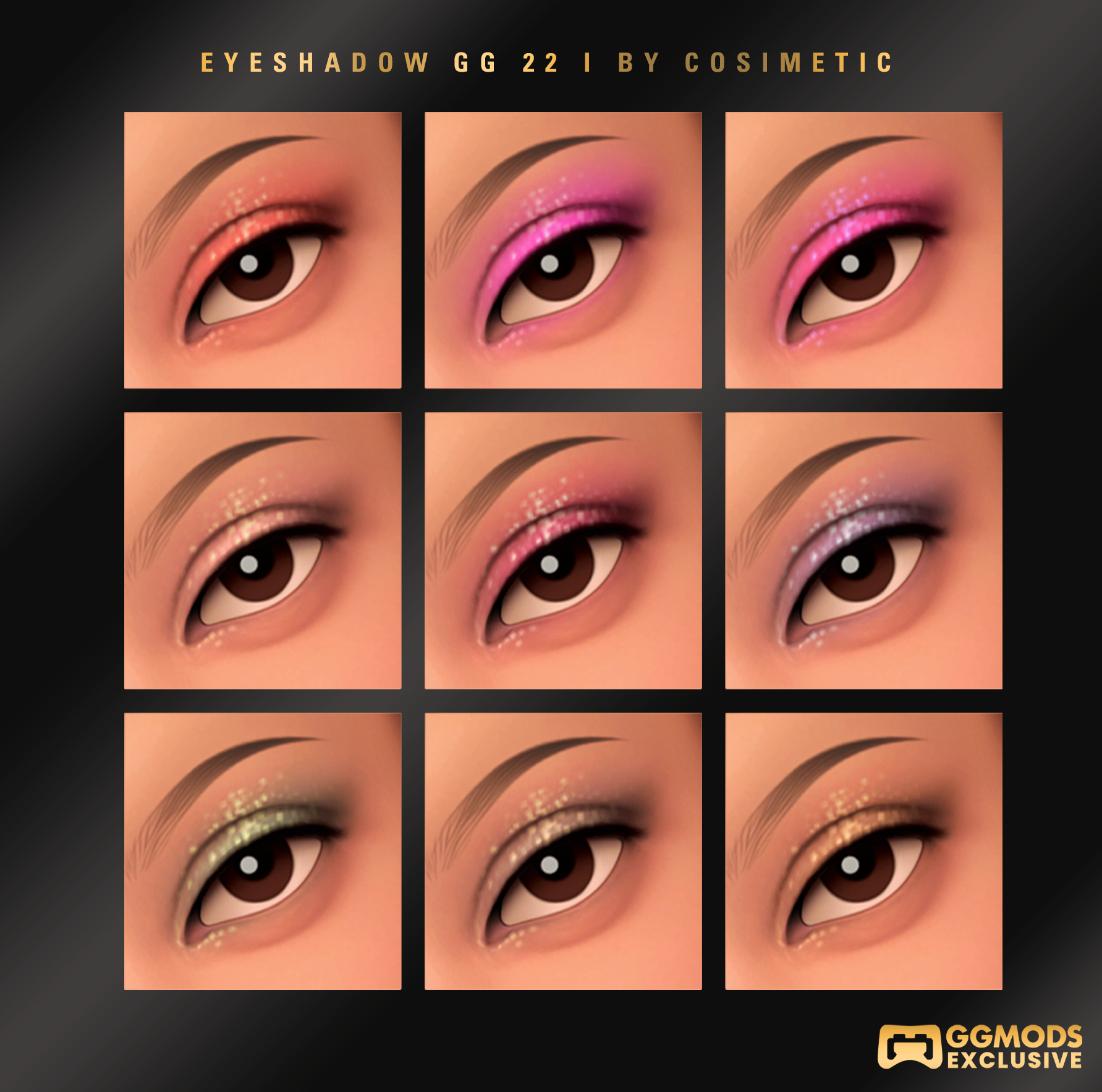 MM Candy Flush Eyeshadow GG 22 mod for The Sims 4 