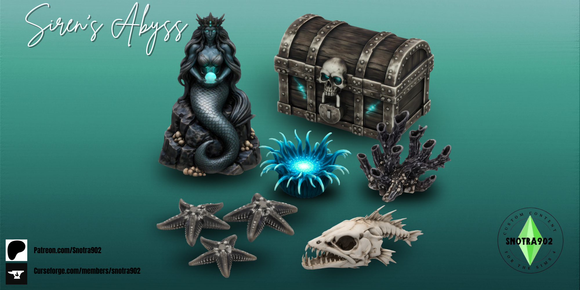 Siren's Abyss mod for The Sims 4 
