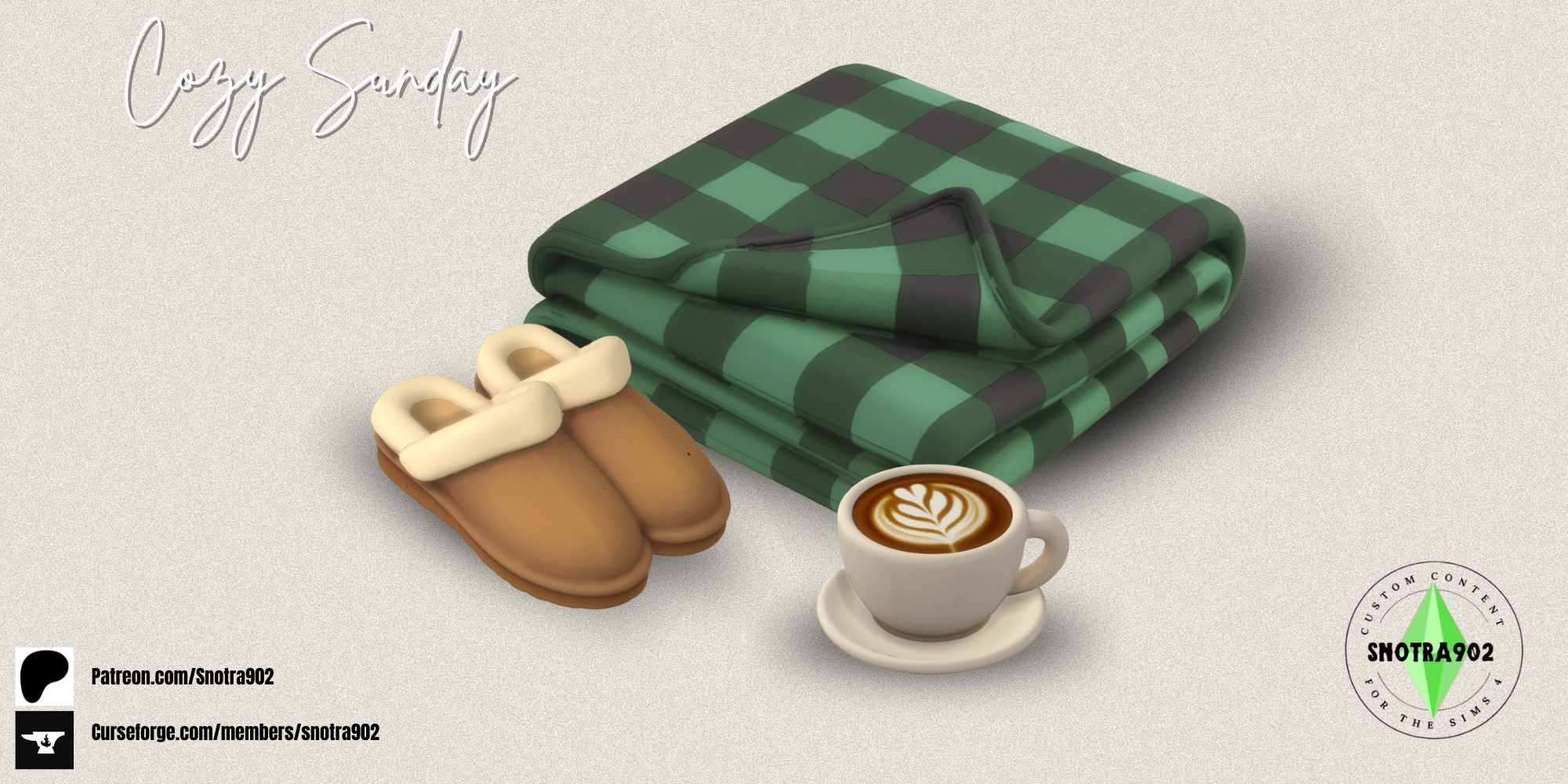 Cozy Sunday mod for The Sims 4 