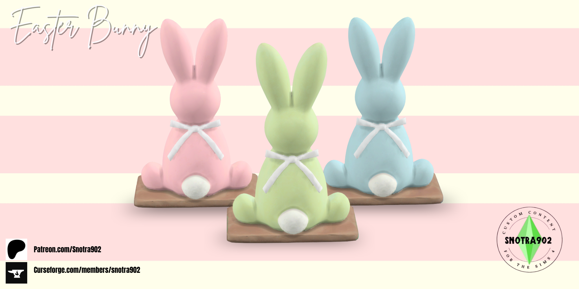 Easter Bunny mod for The Sims 4 