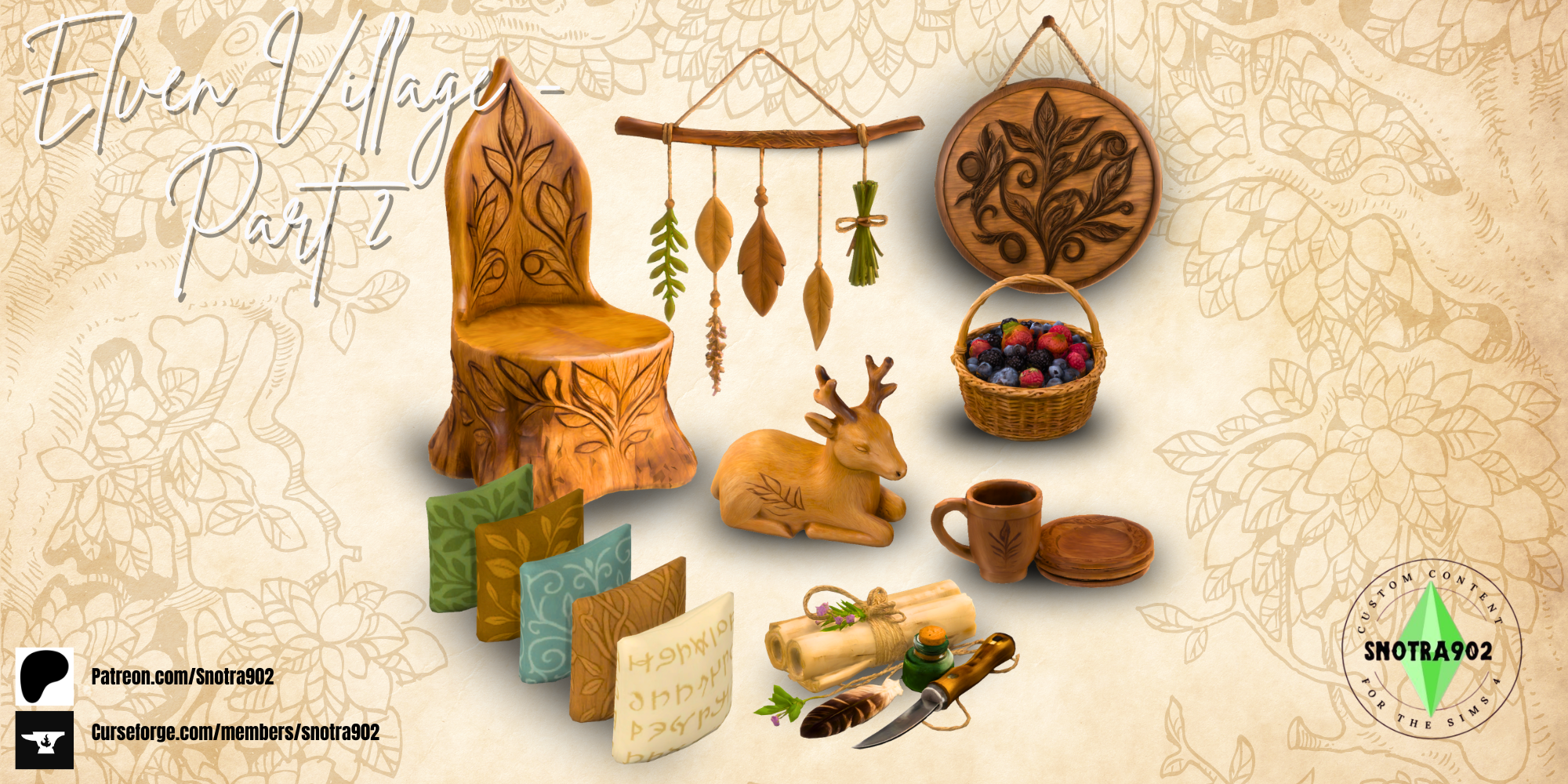Elven Village - Part 2  mod for The Sims 4 