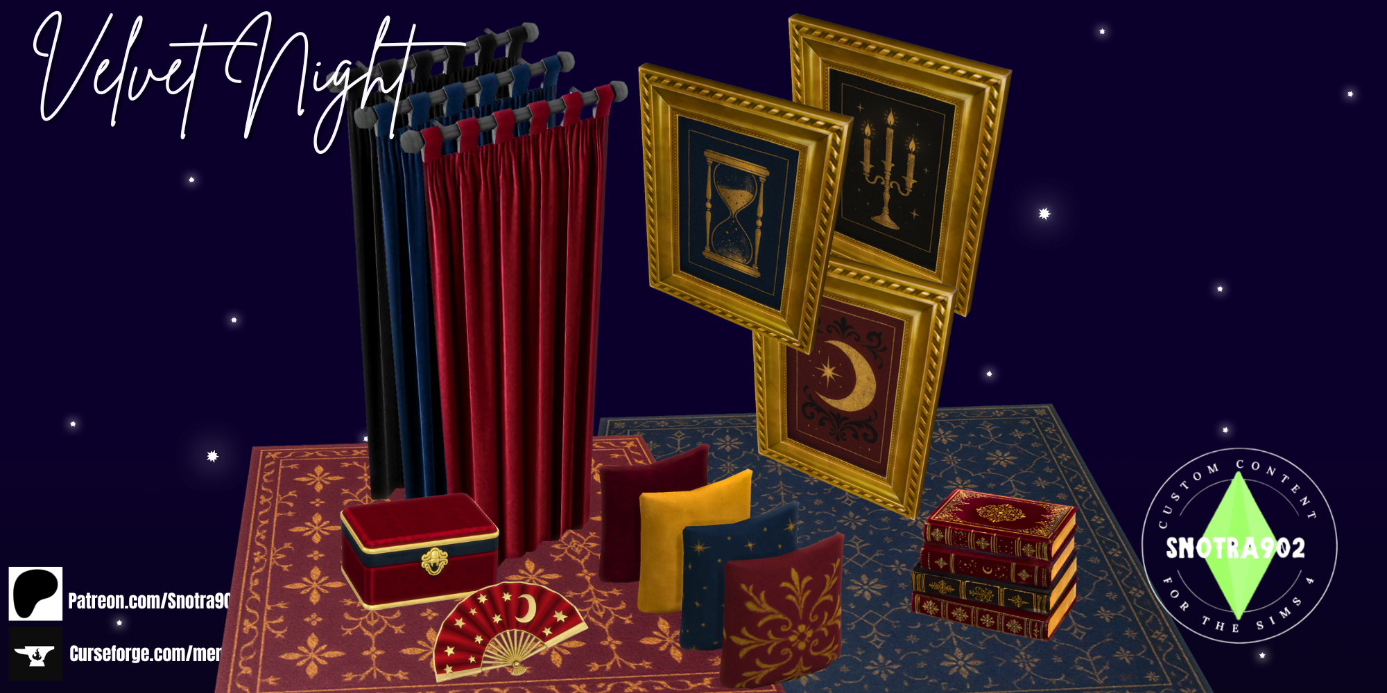 Velvet Night mod for The Sims 4 