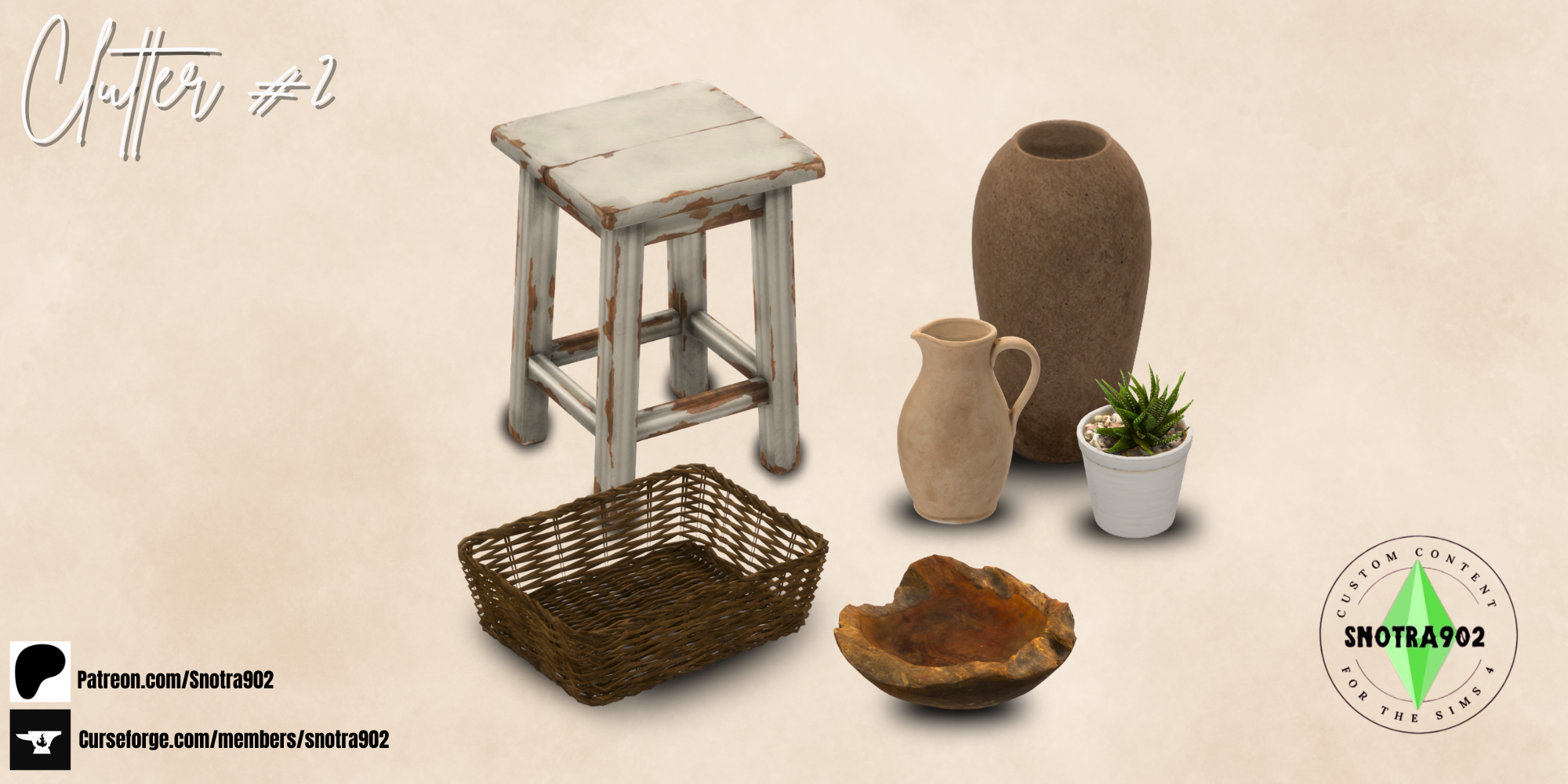 Clutter 2 mod for The Sims 4 