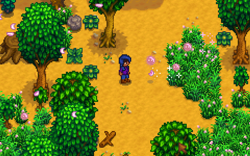 Pollen Sprites mod for Stardew Valley