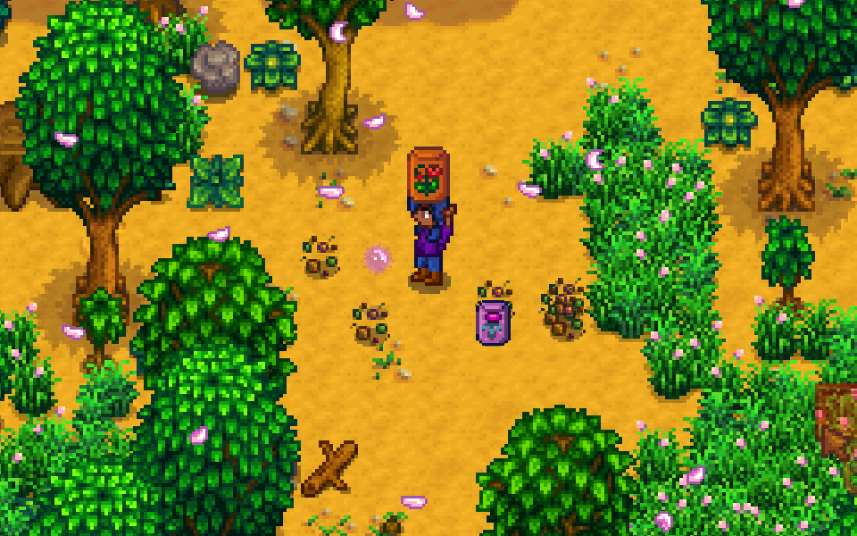 Pollen Sprites mod for Stardew Valley