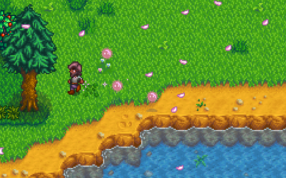 Pollen Sprites mod for Stardew Valley