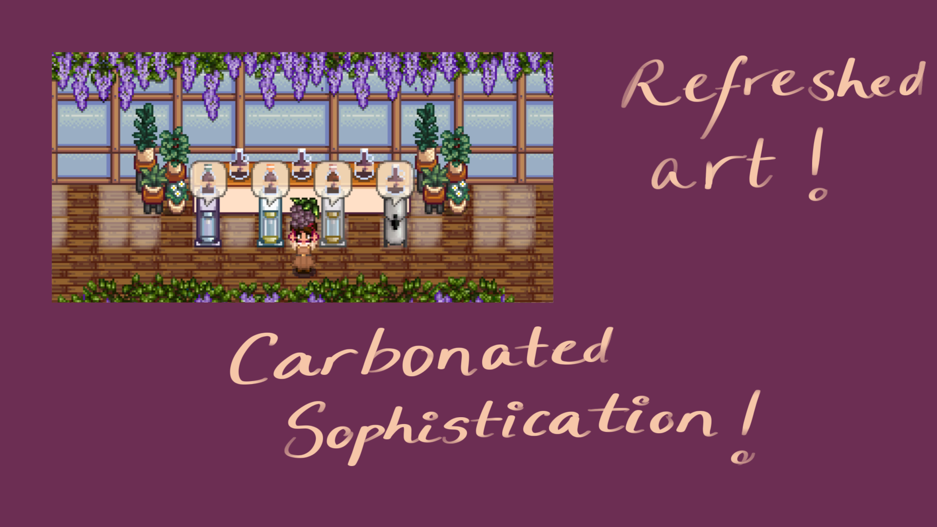 Wine Sodas for Artisanal Soda Makers mod for Stardew Valley