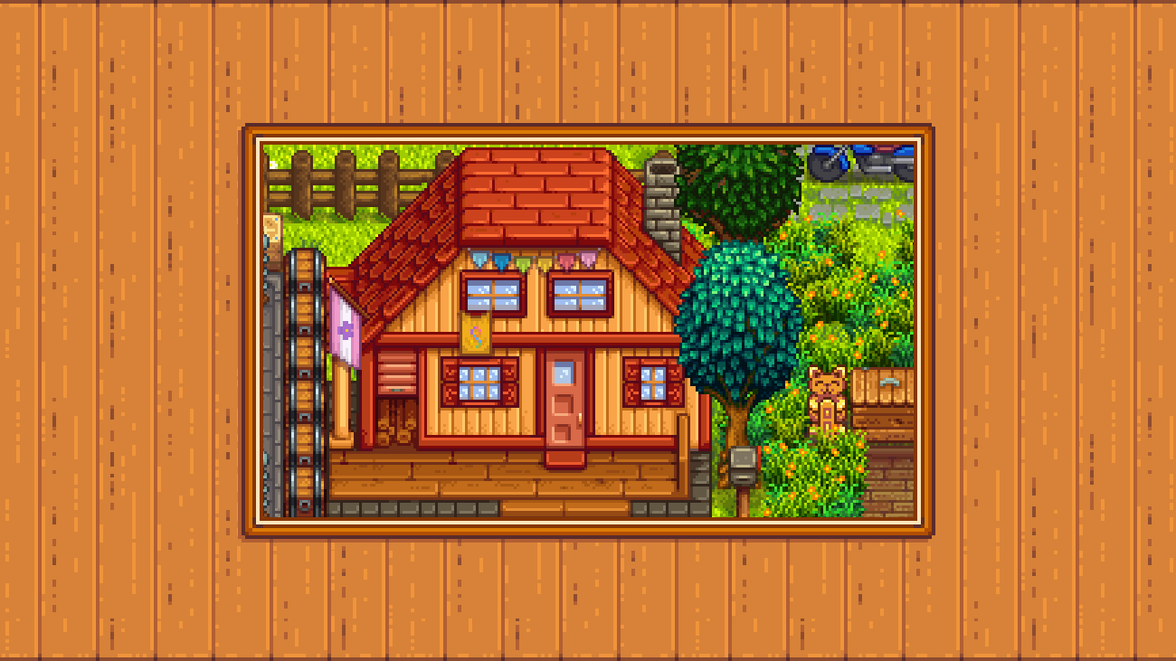 Elle's Farmhouse Pride mod for Stardew Valley