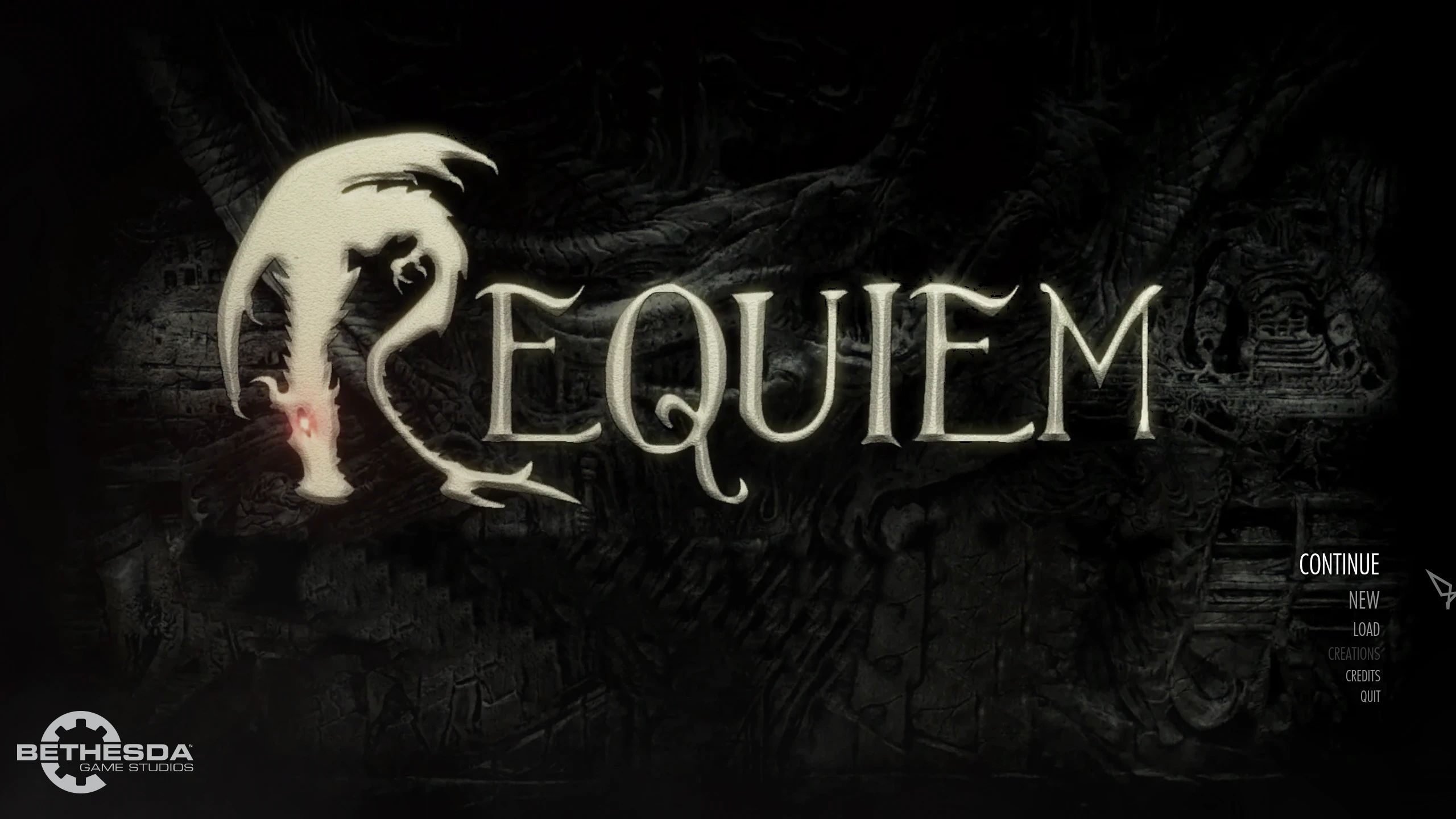 Requiem - Main Menu Replacer mod for The Elder Scrolls V: Skyrim Special Edition