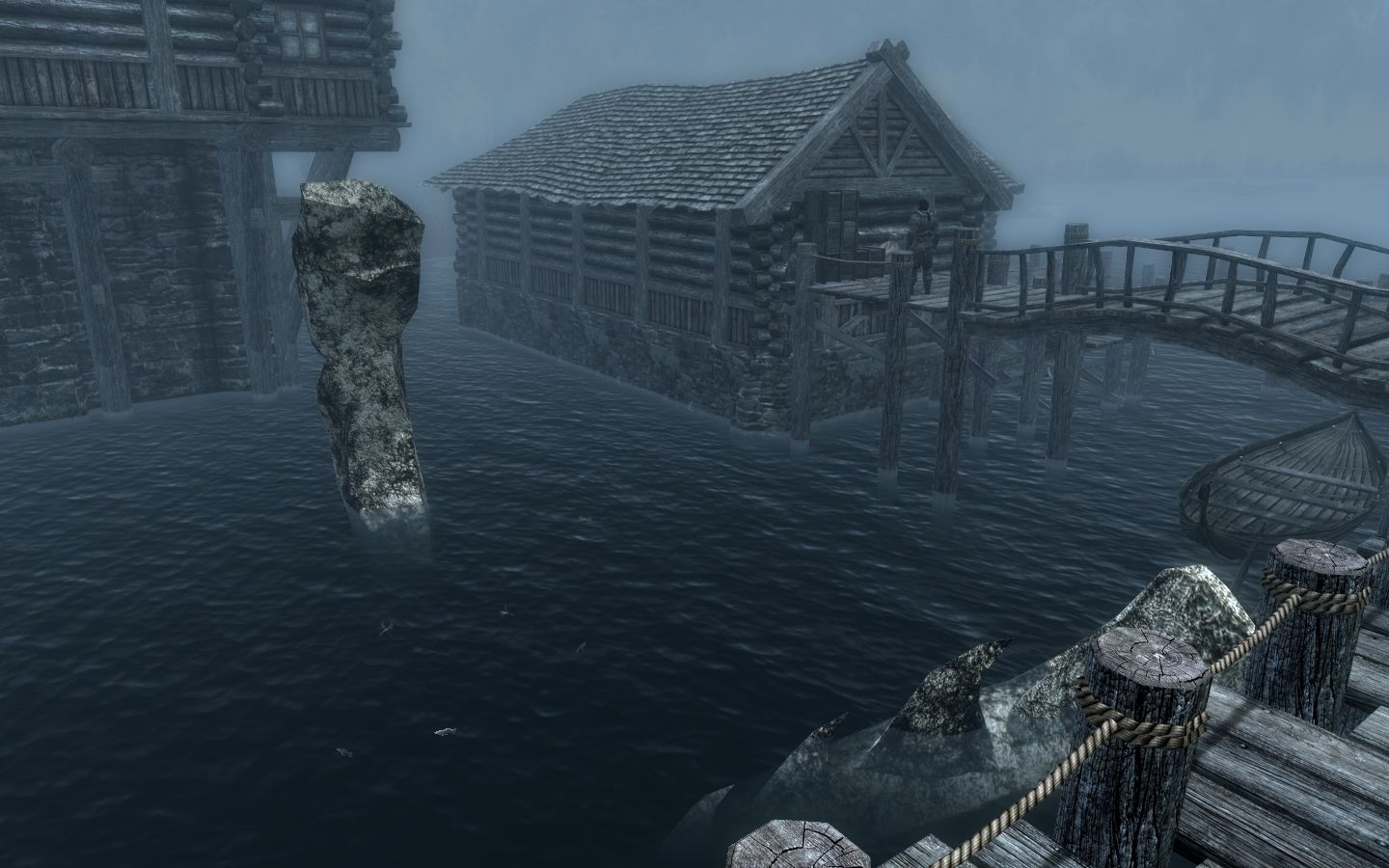 Oblivion Gates in Cities mod for The Elder Scrolls V: Skyrim Special Edition