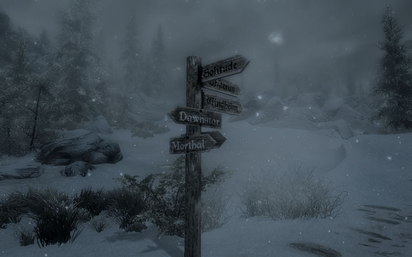 Point The Way mod for The Elder Scrolls V: Skyrim Special Edition