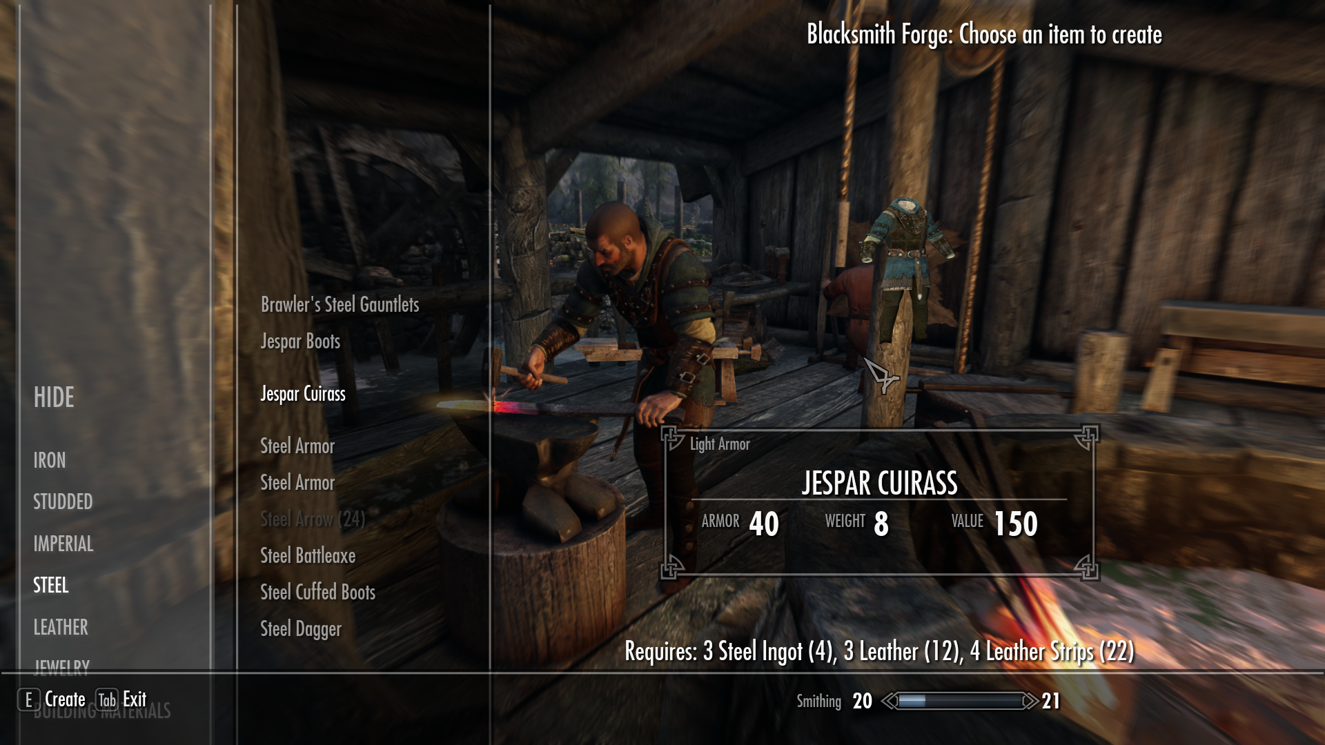 Jespar Armor - LE mod for Skyrim