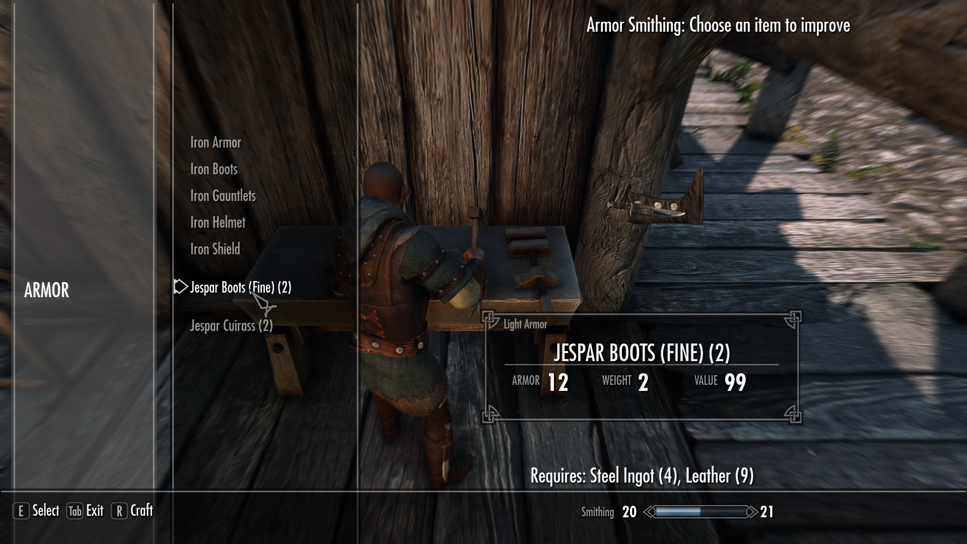 Jespar Armor - LE mod for Skyrim