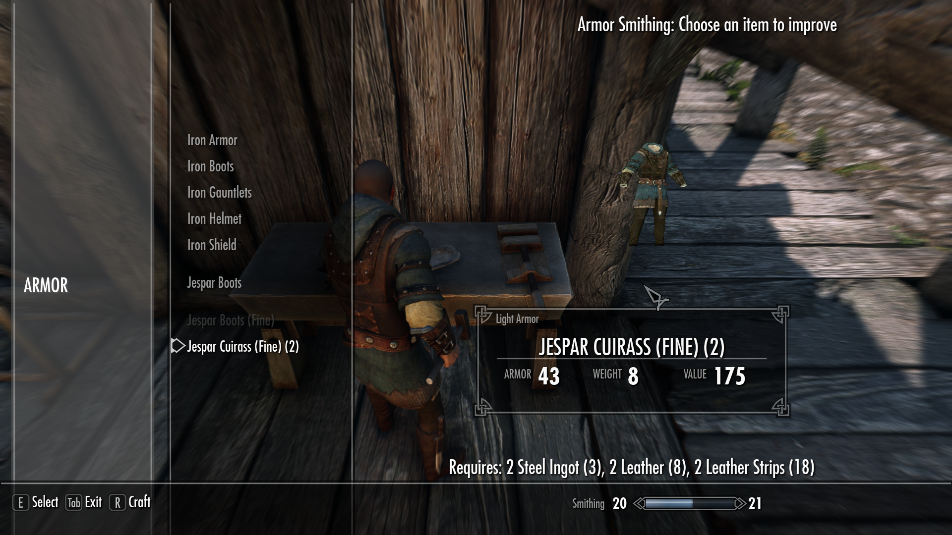 Jespar Armor - LE mod for Skyrim