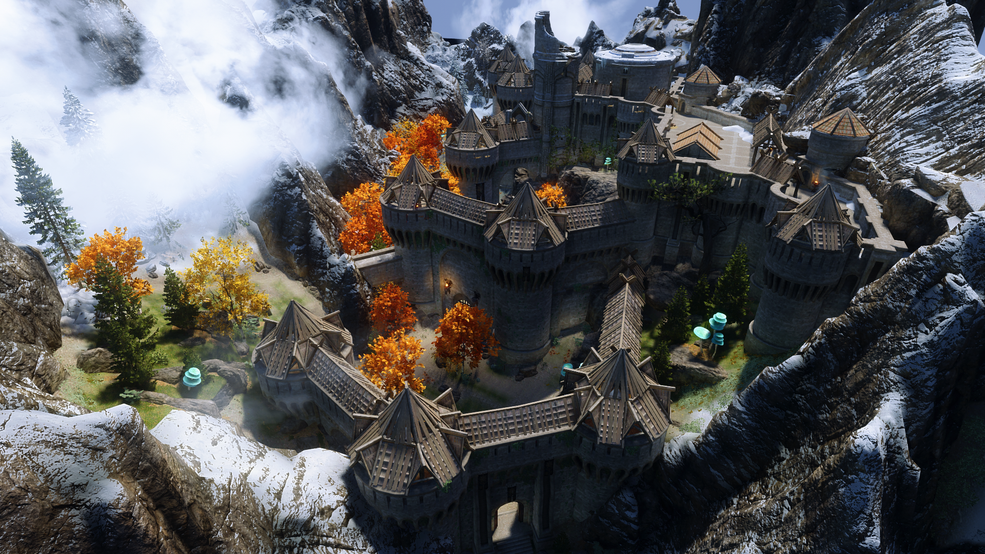 JK's - ClefJ's Fort Dawnguard mod for The Elder Scrolls V: Skyrim Special Edition