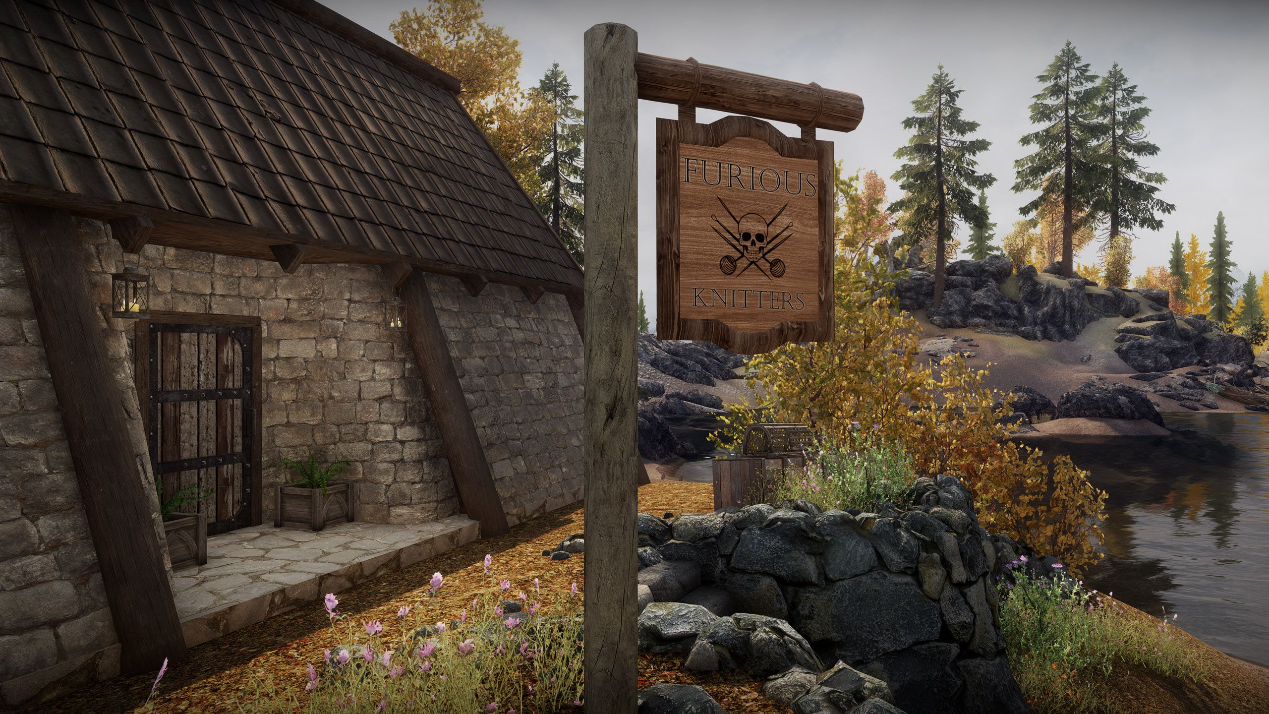 Exclusive - Furious Knitters - Merchant and Location mod for The Elder Scrolls V: Skyrim Special Edition