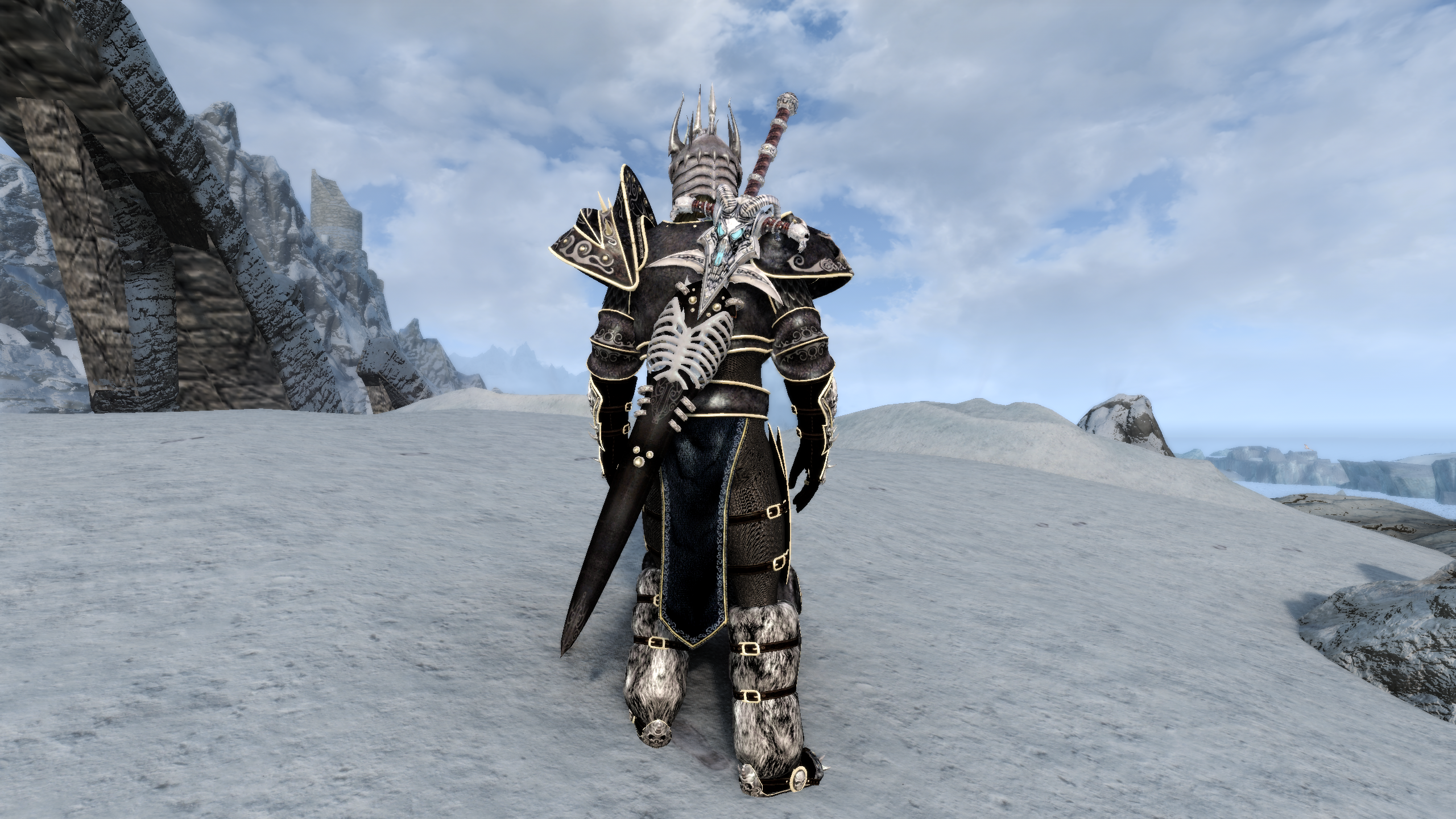 Frostmourne and Lich Kings Armor Revamped mod for The Elder Scrolls V: Skyrim Special Edition