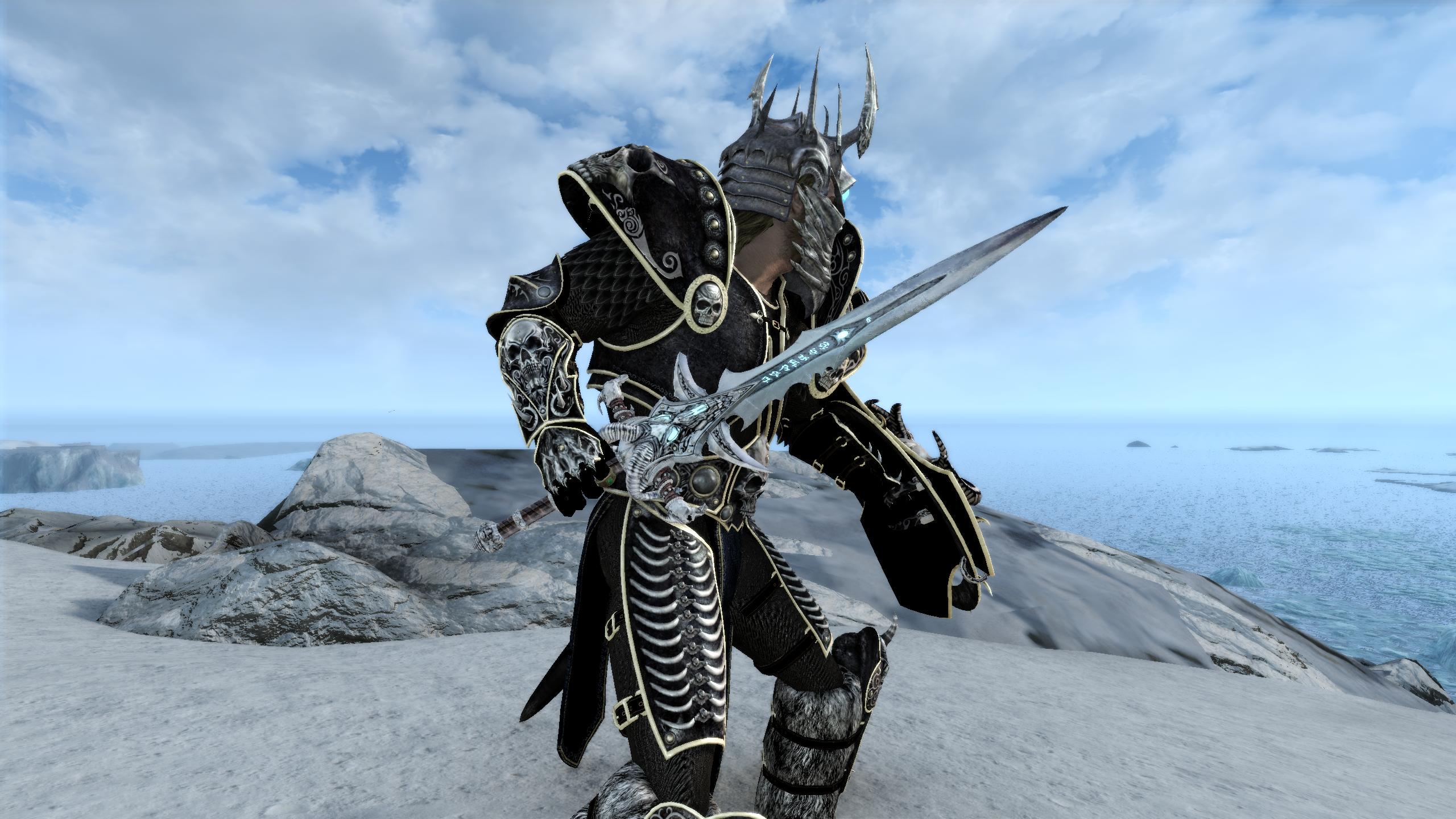 Frostmourne and Lich Kings Armor Revamped mod for The Elder Scrolls V: Skyrim Special Edition