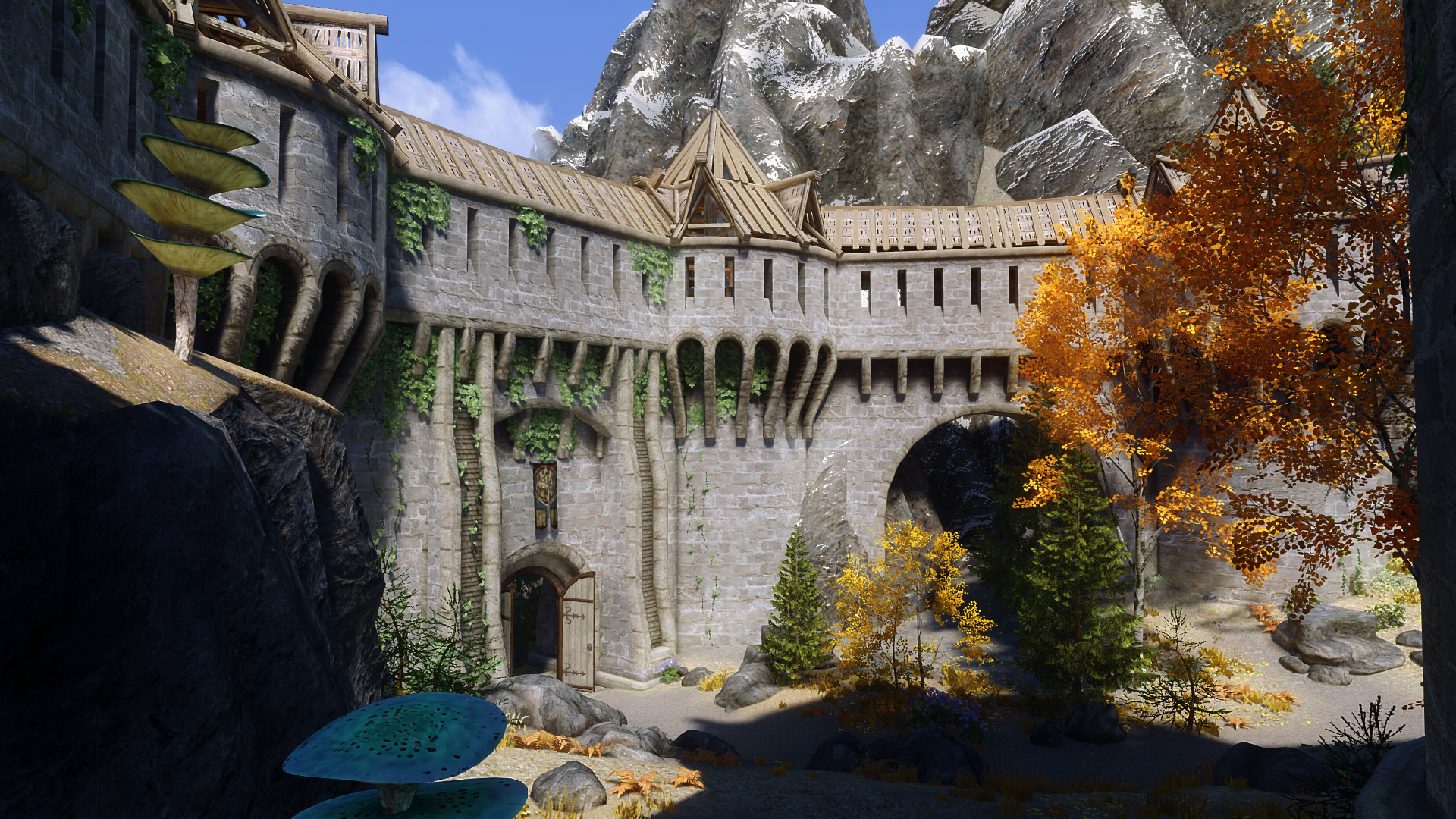 JK's - ClefJ's Fort Dawnguard mod for The Elder Scrolls V: Skyrim Special Edition