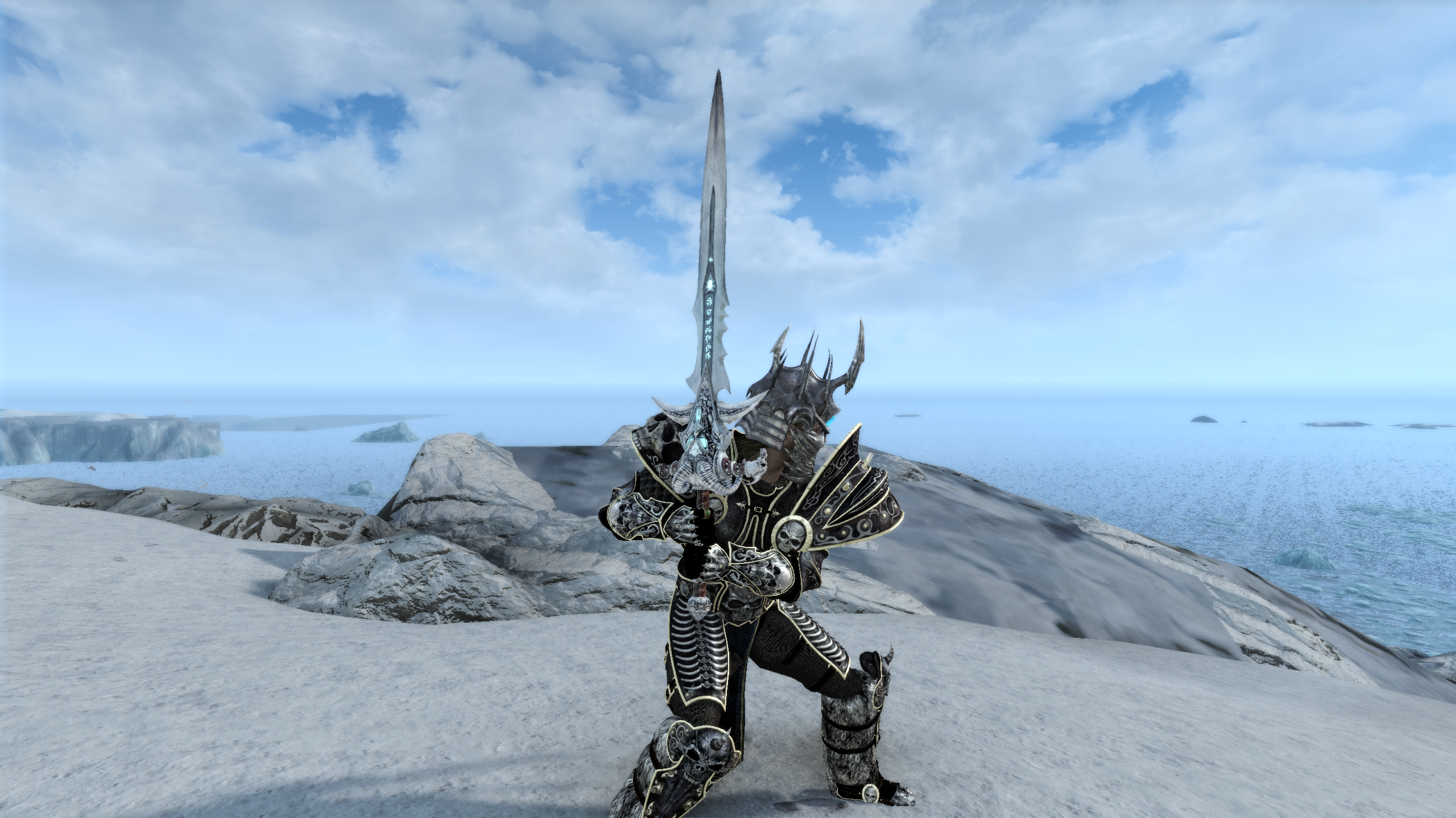 Frostmourne and Lich Kings Armor Revamped mod for The Elder Scrolls V: Skyrim Special Edition