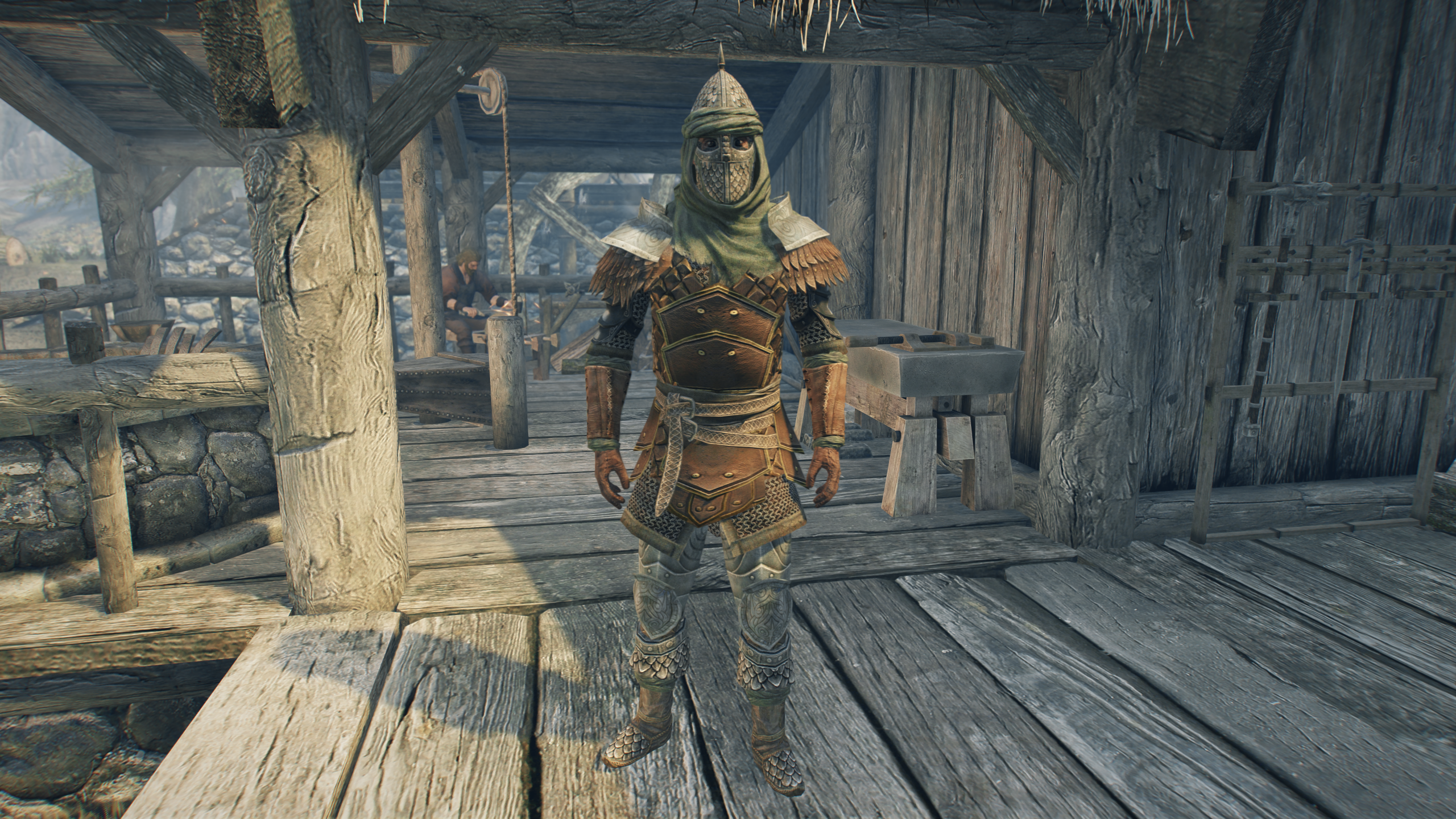 Ash Warrior Set LE mod for Skyrim