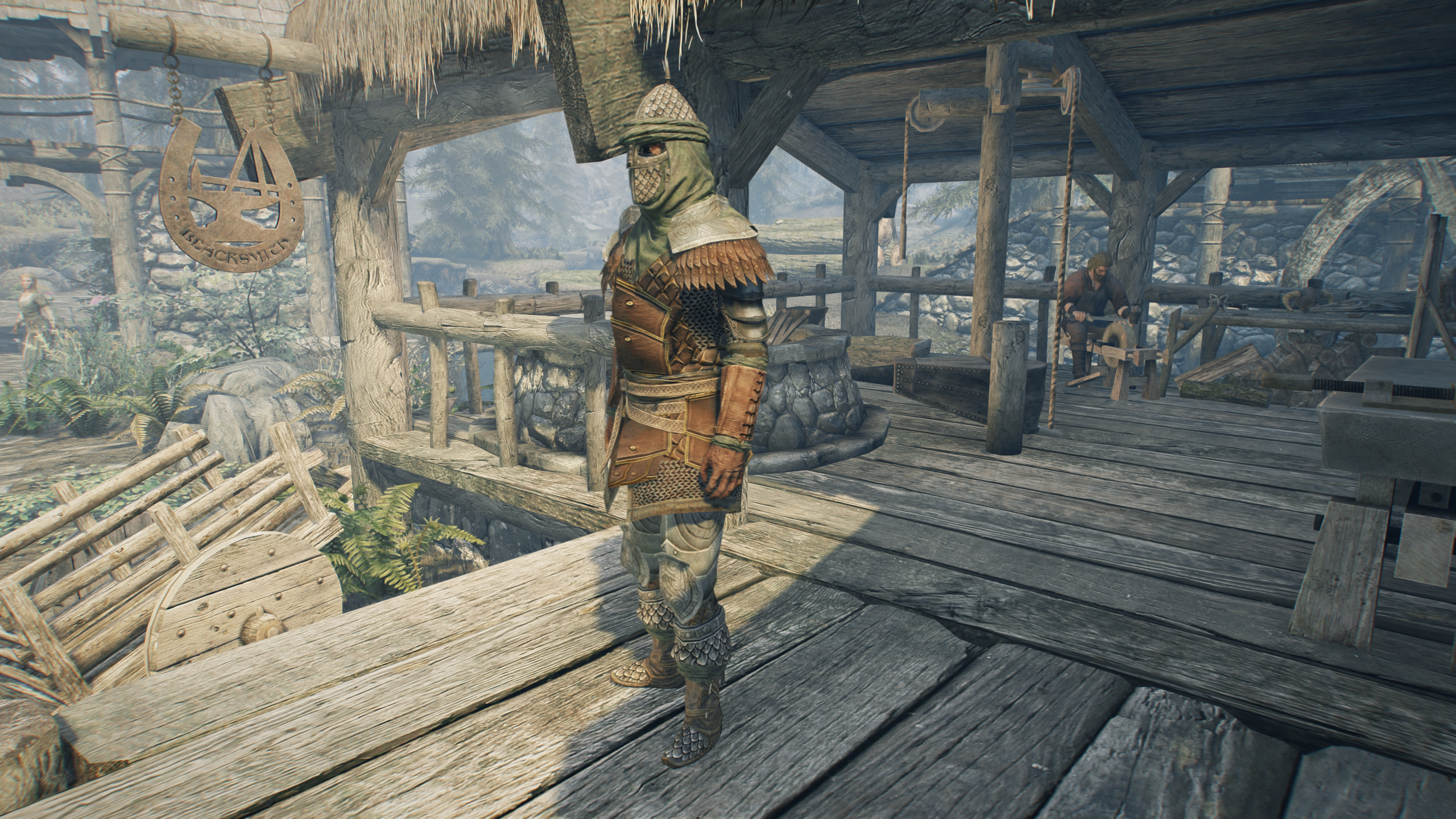 Ash Warrior Set LE mod for Skyrim