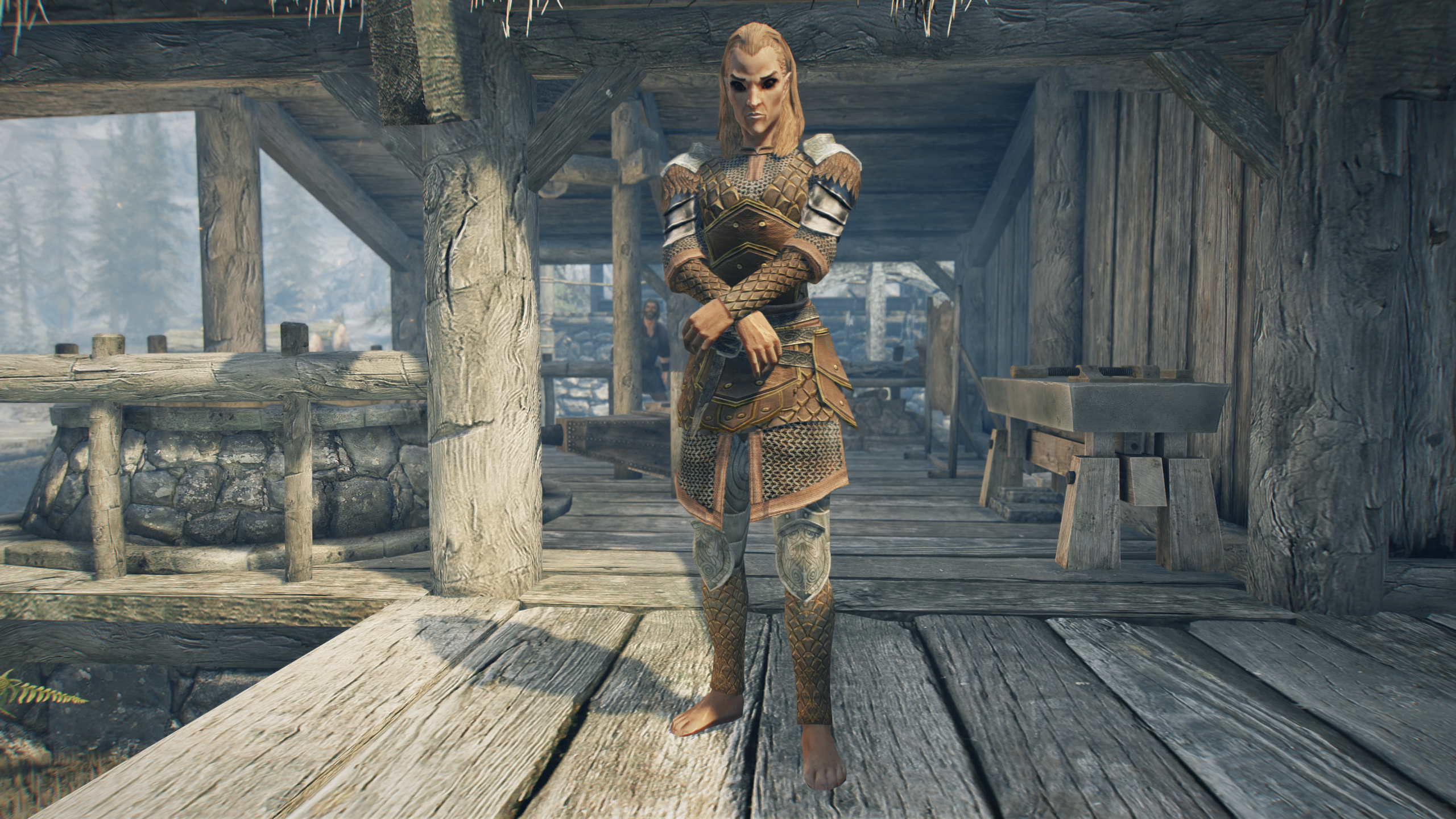 Ash Warrior Set LE mod for Skyrim
