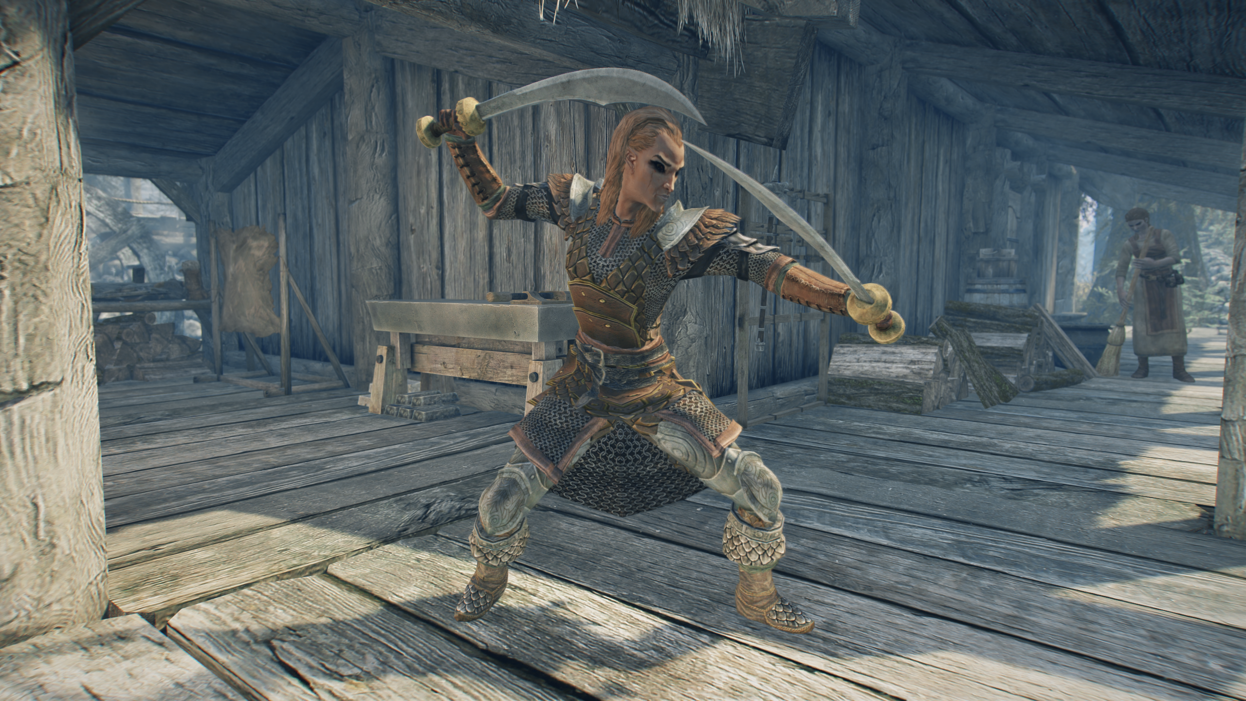 Ash Warrior Set LE mod for Skyrim