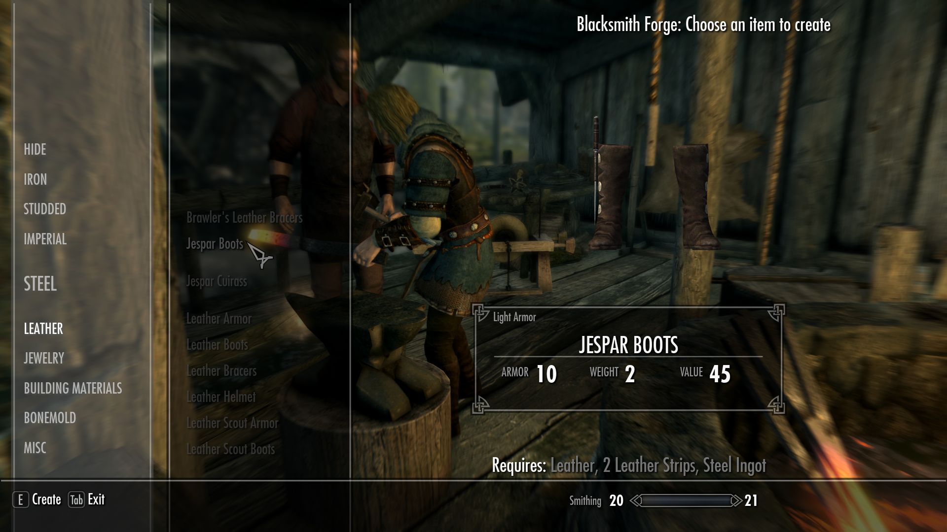 Jespar Armor - LE mod for Skyrim