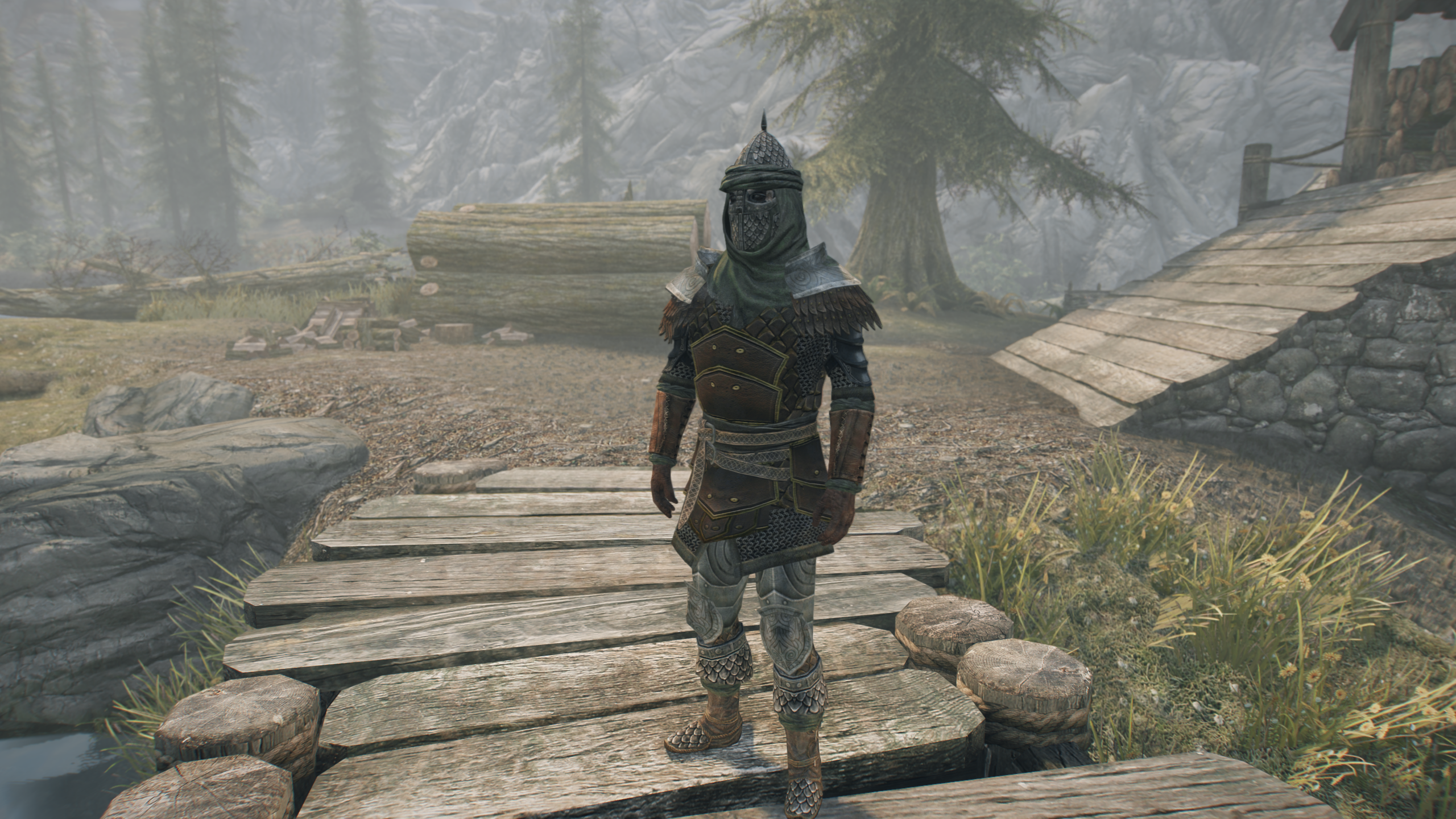 Ash Warrior Set LE mod for Skyrim