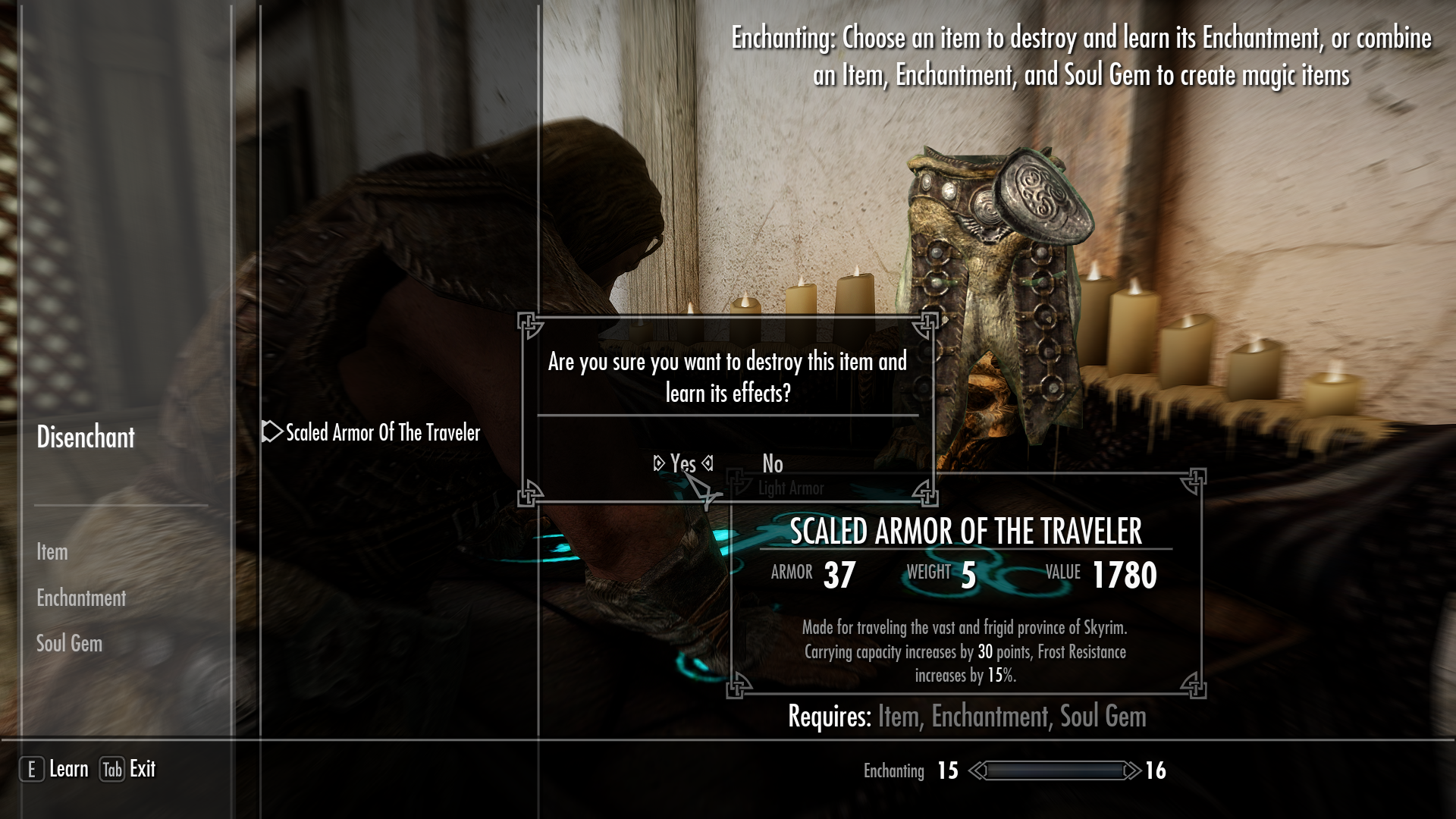 Scaled Armor of the Traveler Fixed - LE mod for Skyrim
