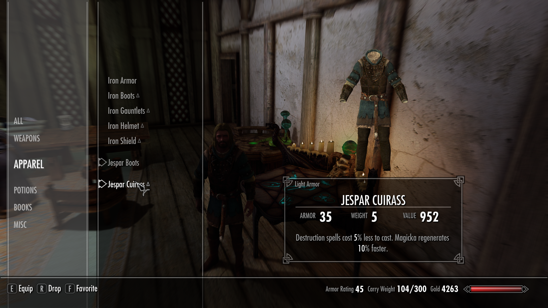 Jespar Armor mod for The Elder Scrolls V: Skyrim Special Edition