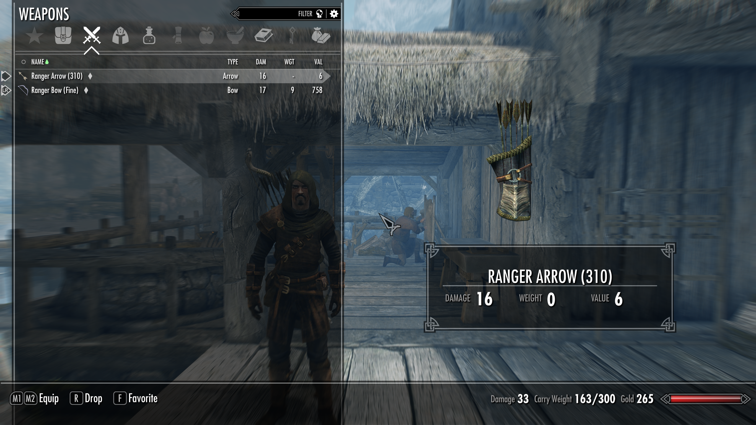 NK Ranger Gear LE mod for Skyrim