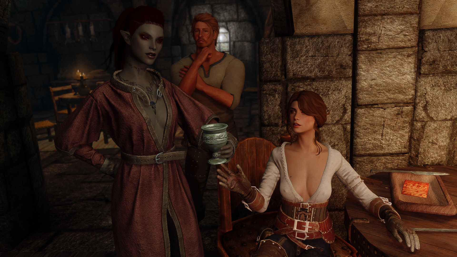 Shields of the Ashlands - Follower Back mod for The Elder Scrolls V: Skyrim Special Edition