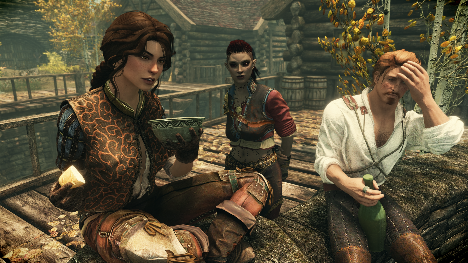 Shields of the Ashlands - Follower Back mod for The Elder Scrolls V: Skyrim Special Edition