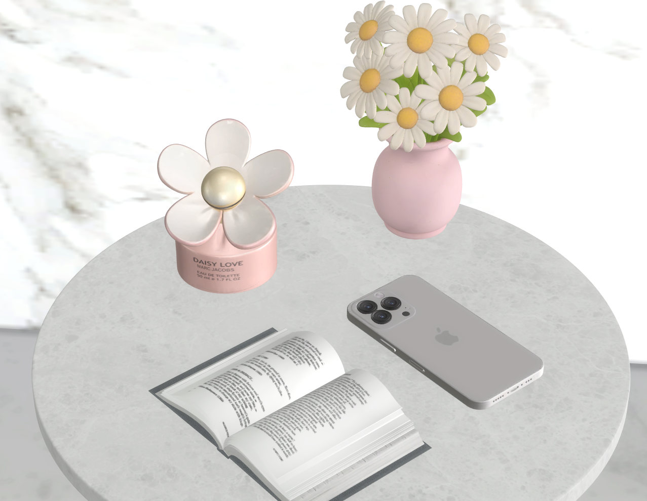 Marc Jacobs Daisy love set mod for The Sims 4 