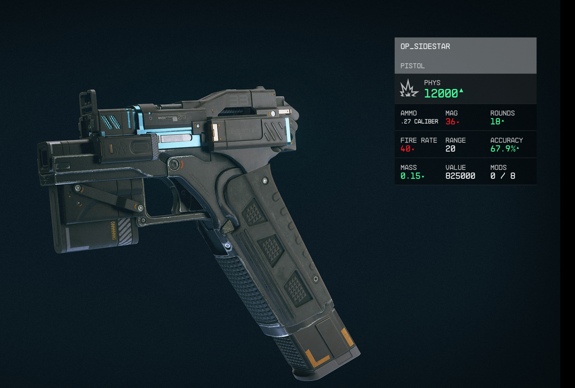 OP Sidestar gun mod for Starfield