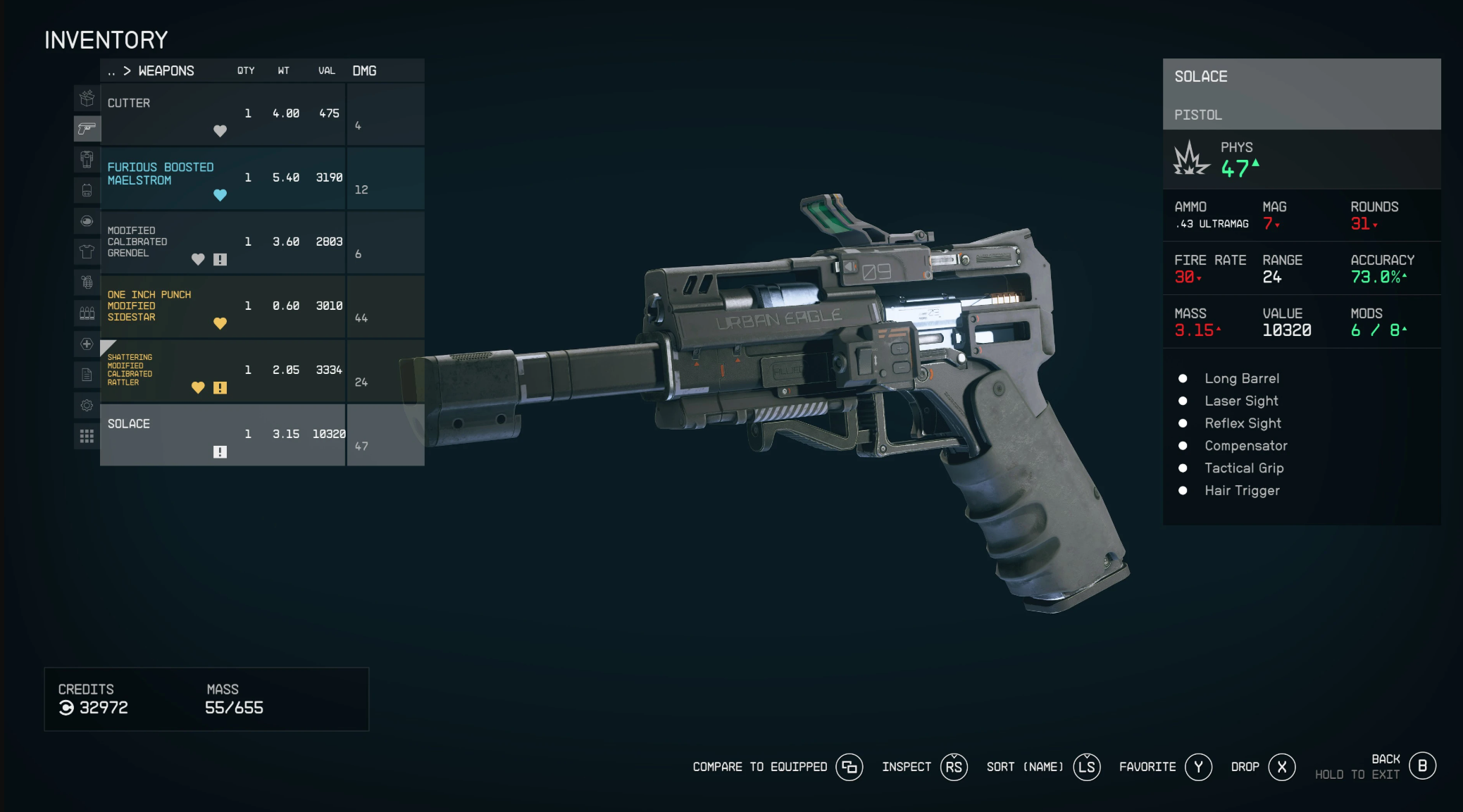 Due in Full - Get the Gun Anyway mod for Starfield