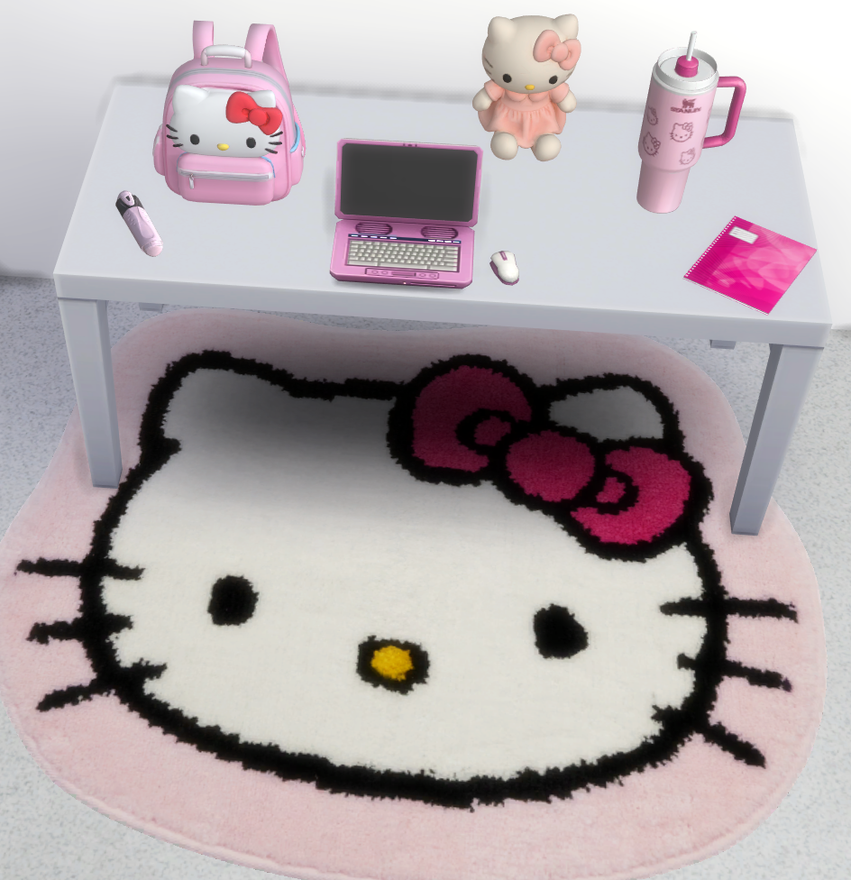 Hello Kitty kids set mod for The Sims 4 