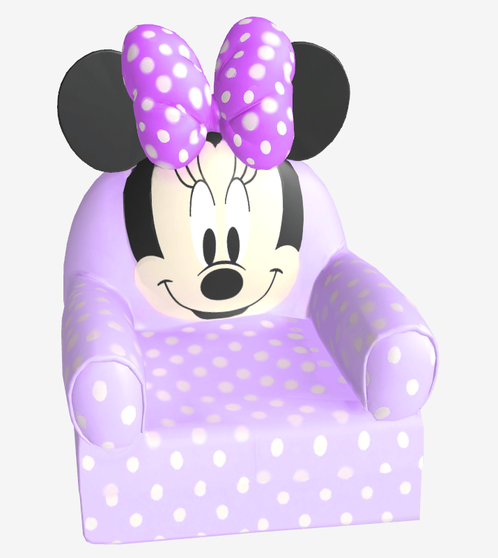 Minnie mouse kids chair set mod for The Sims 4 