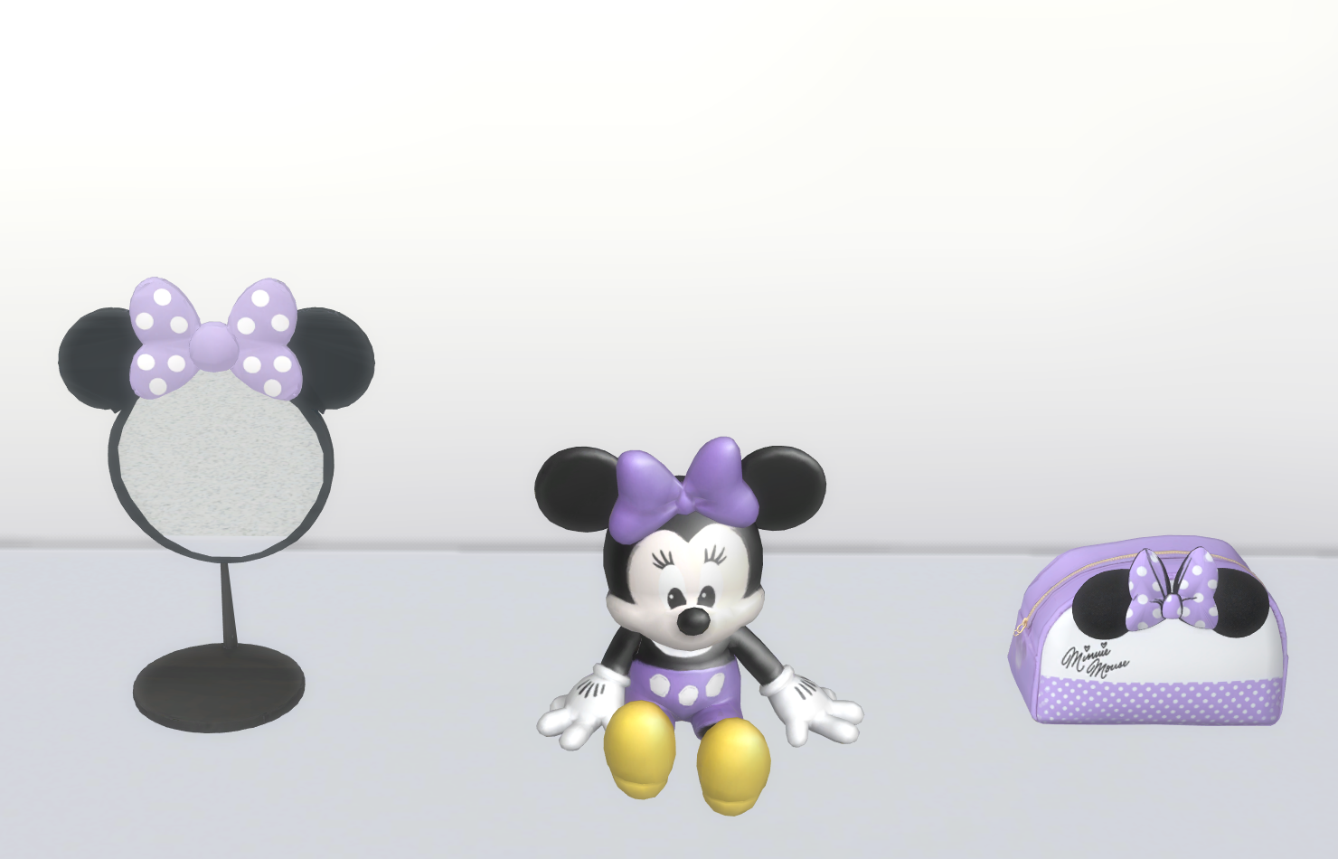 Minnie mouse makeup kids set mod for The Sims 4 