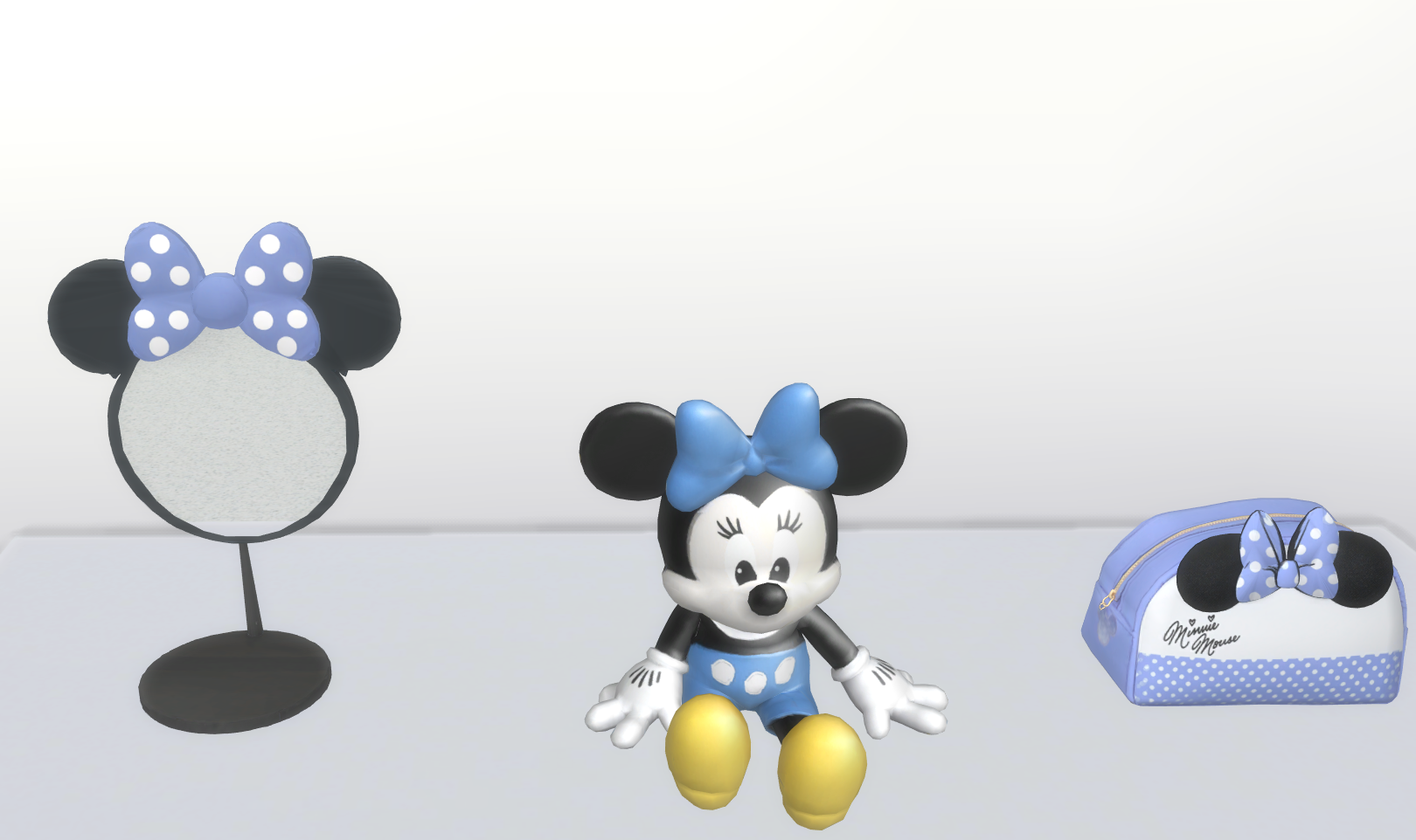 Minnie mouse makeup kids set mod for The Sims 4 