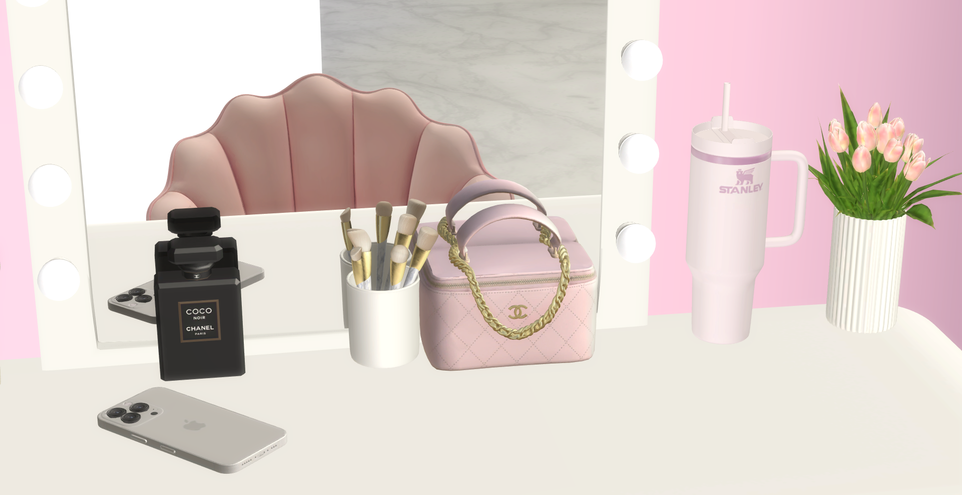 Coco chanel bag mod for The Sims 4 