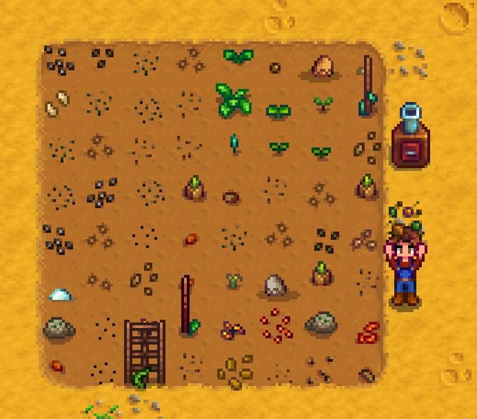 Mix All The Seeds mod for Stardew Valley