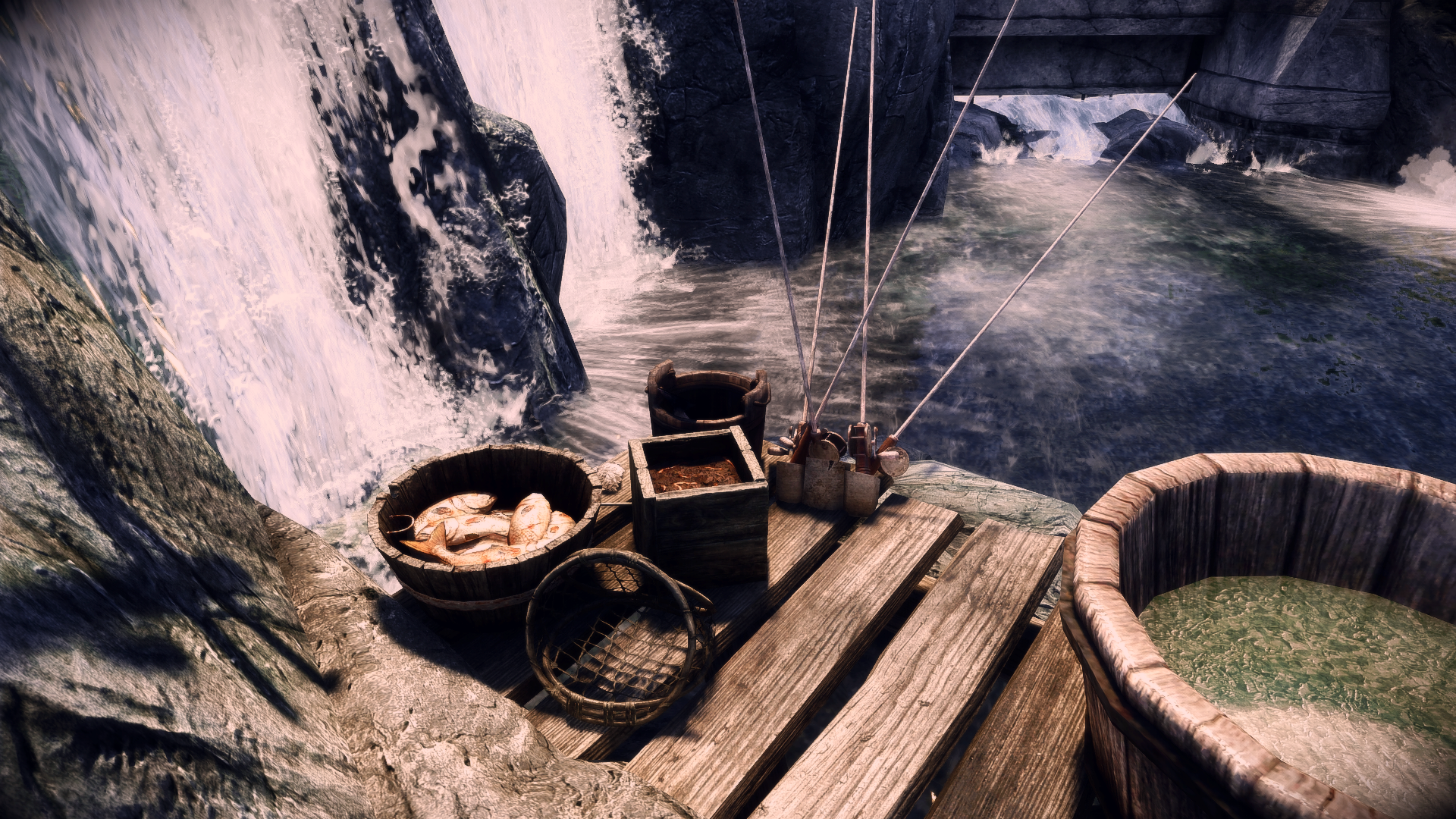 Dawn of Skyrim - CC Fishing patch mod for The Elder Scrolls V: Skyrim Special Edition