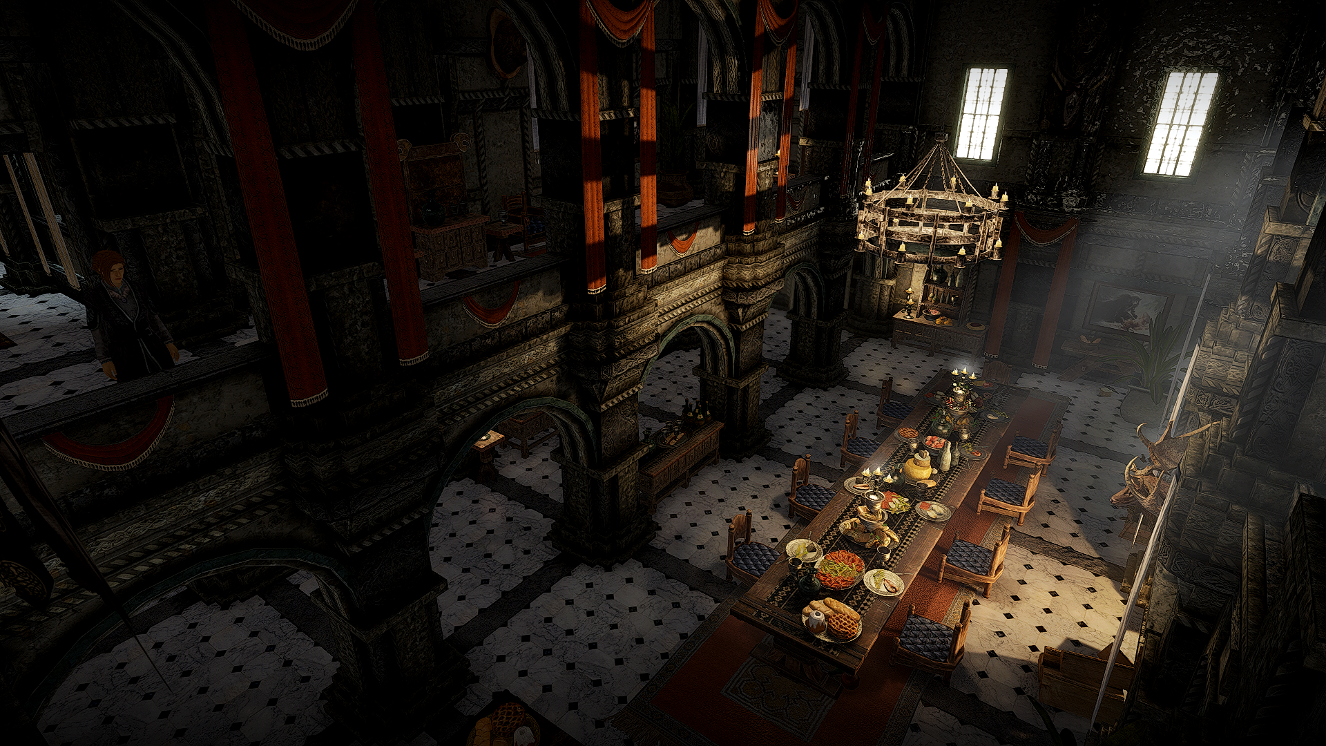 JK's Blue Palace Terrace mod for The Elder Scrolls V: Skyrim Special Edition