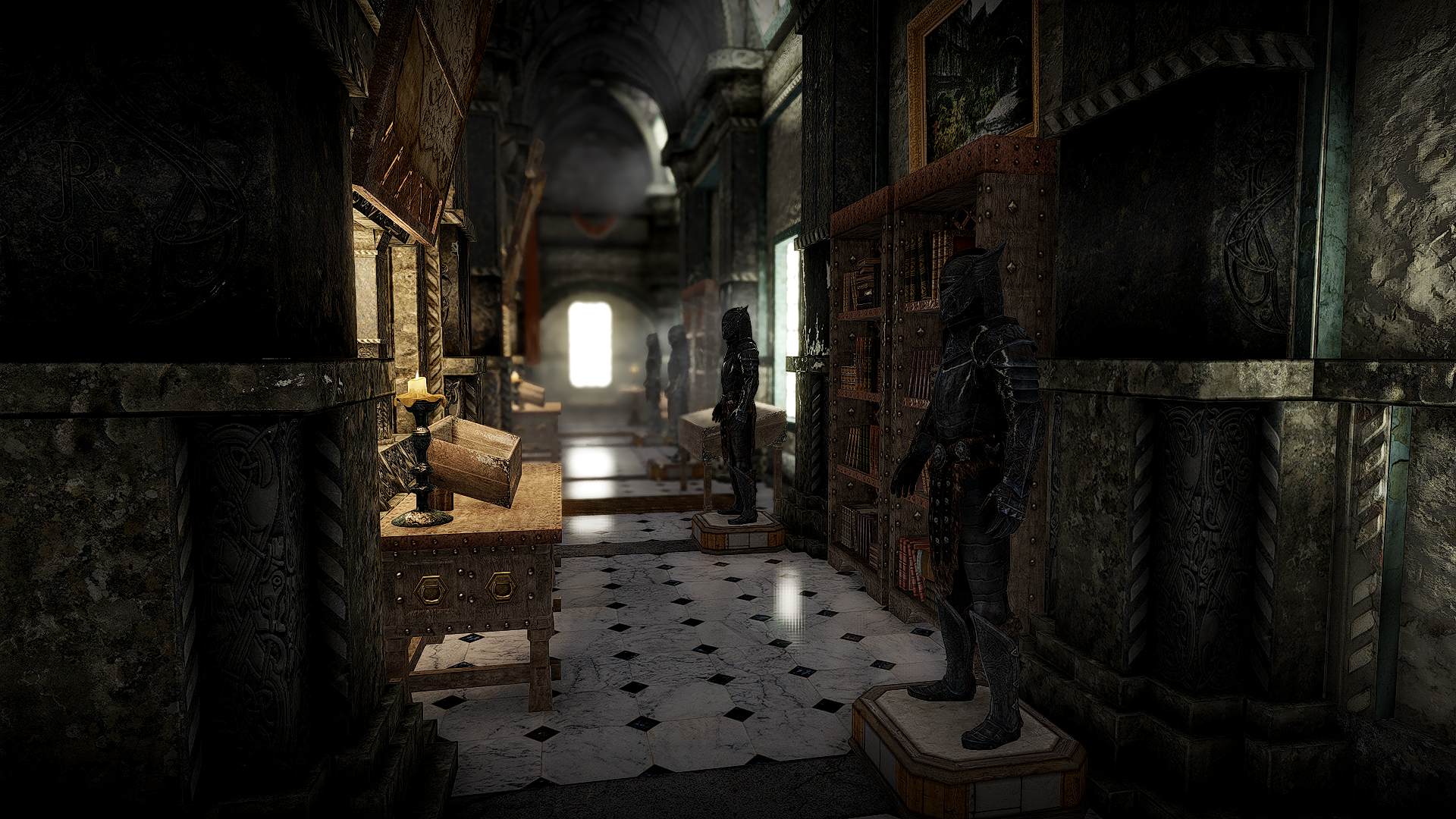 JK's Blue Palace Terrace mod for The Elder Scrolls V: Skyrim Special Edition